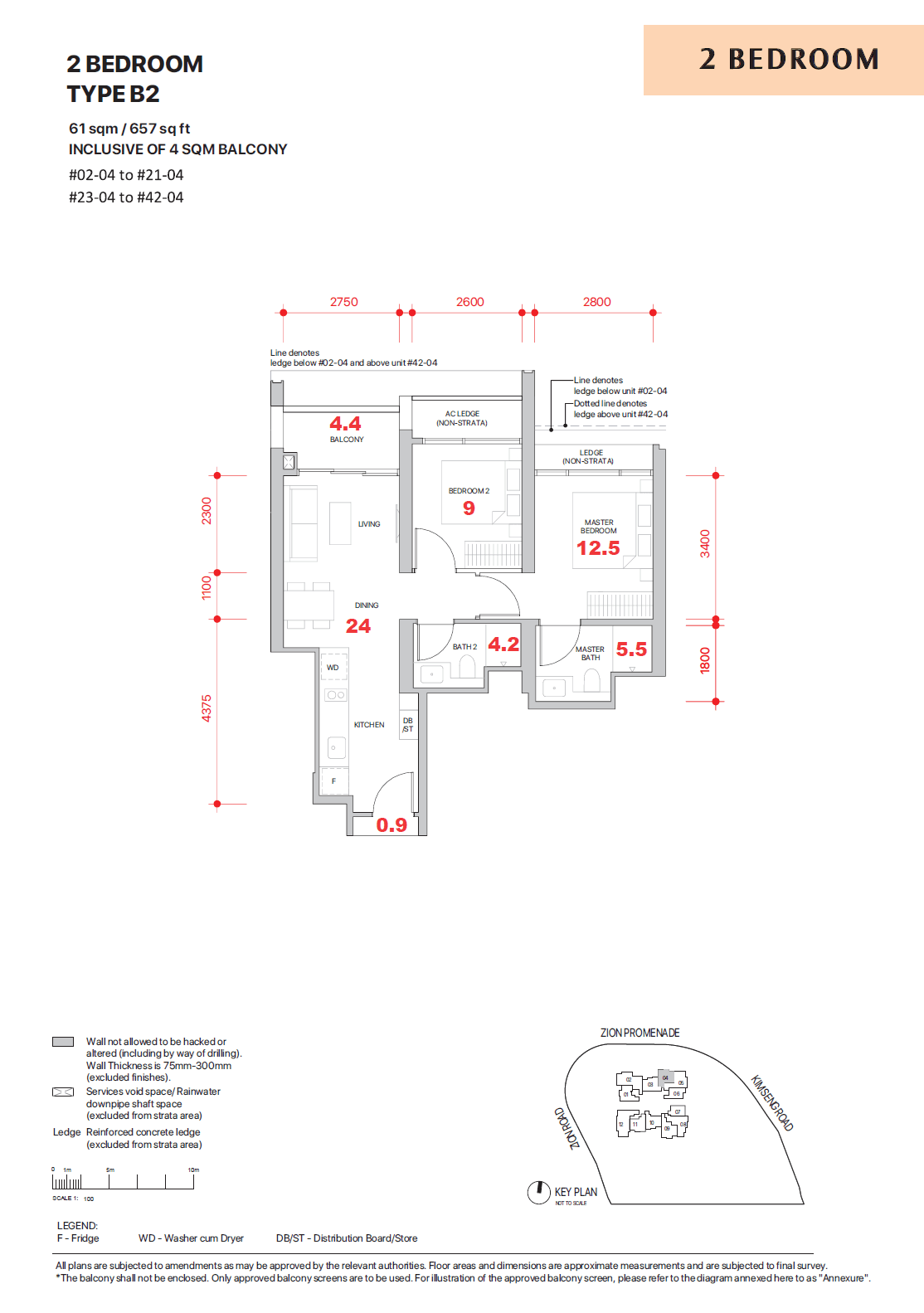 Promenade Peak 2 BEDROOM B2