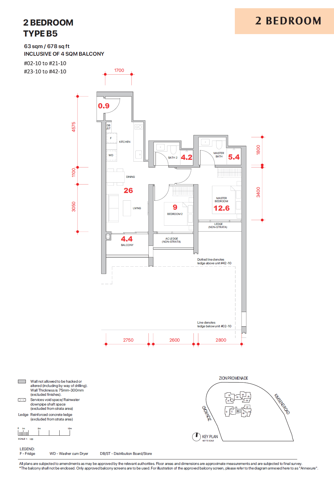 Promenade Peak 2 BEDROOM B5