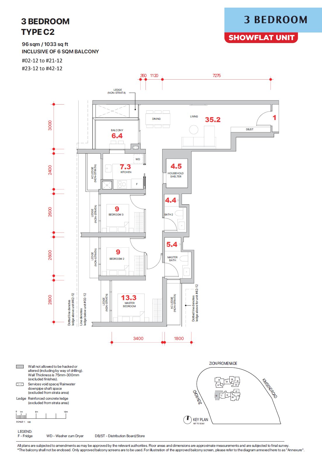 Promenade Peak 3 BEDROOM C2