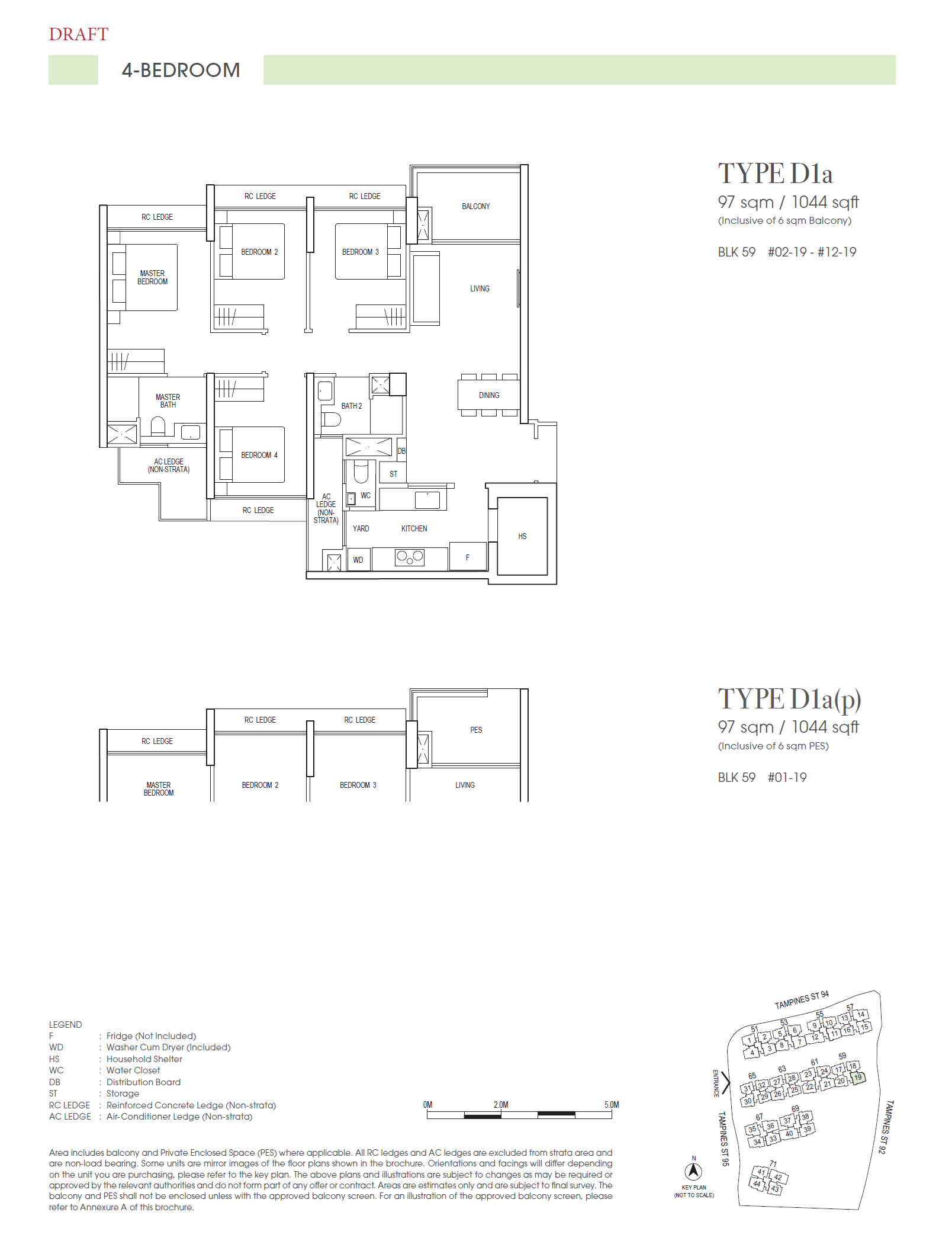 Rivelle Tampines 4 BEDROOM D1a