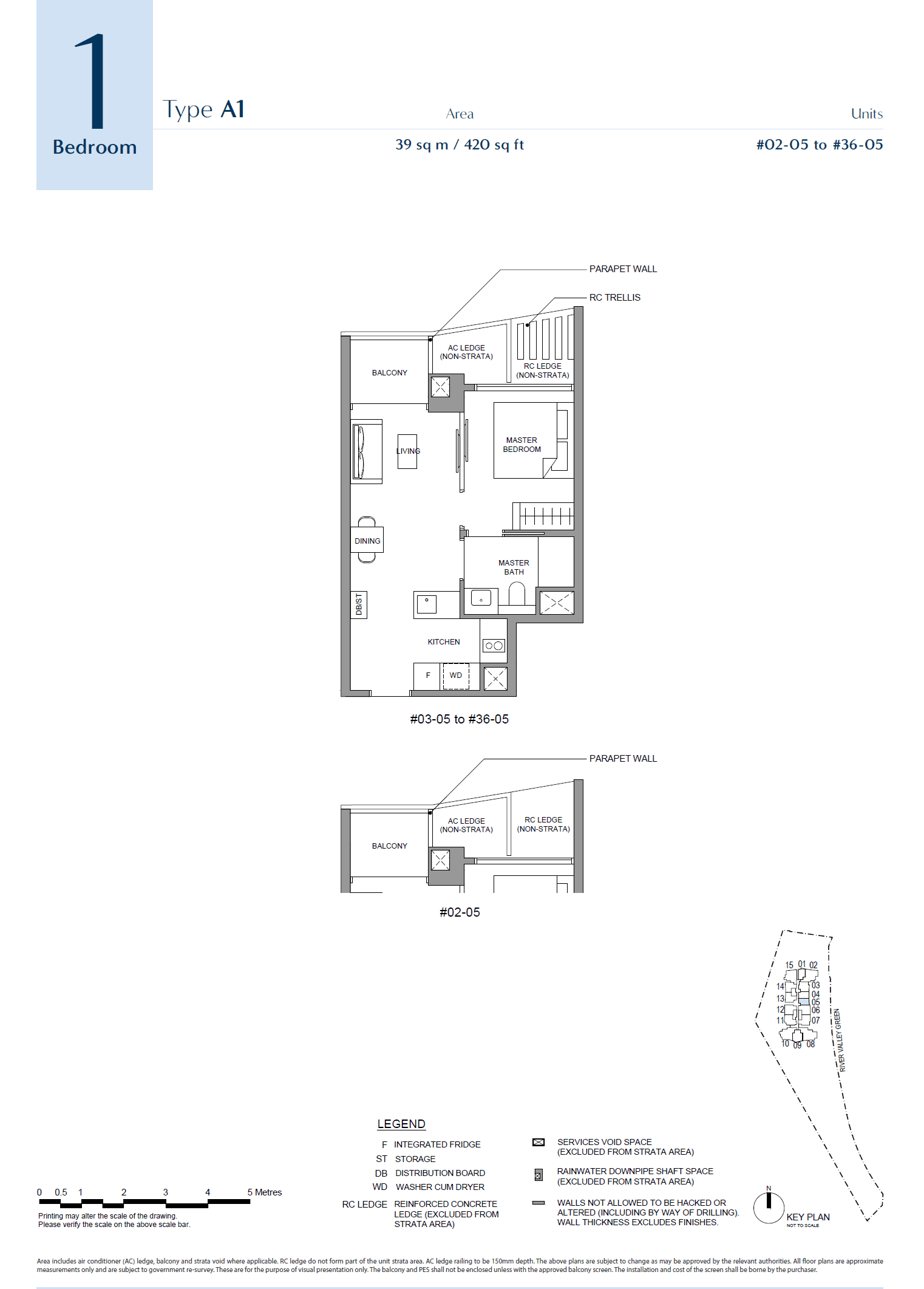 River Green 1 Bedroom A1