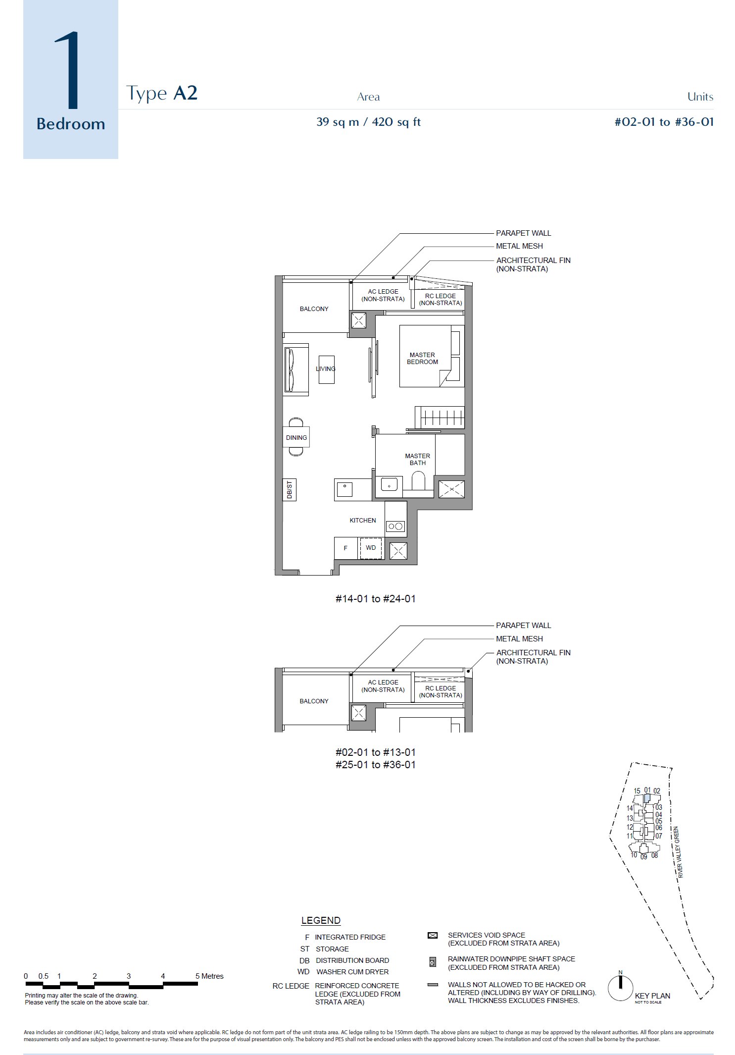 River Green 1 Bedroom A2