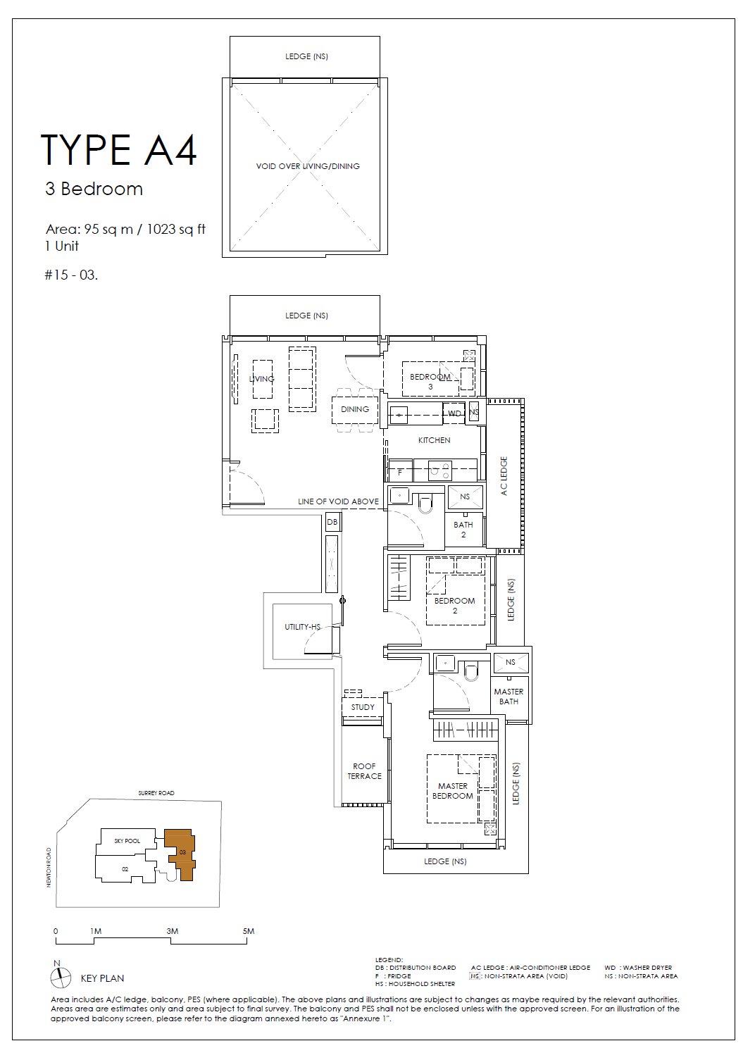 Sanctuary@Newton 3 Bedroom A4