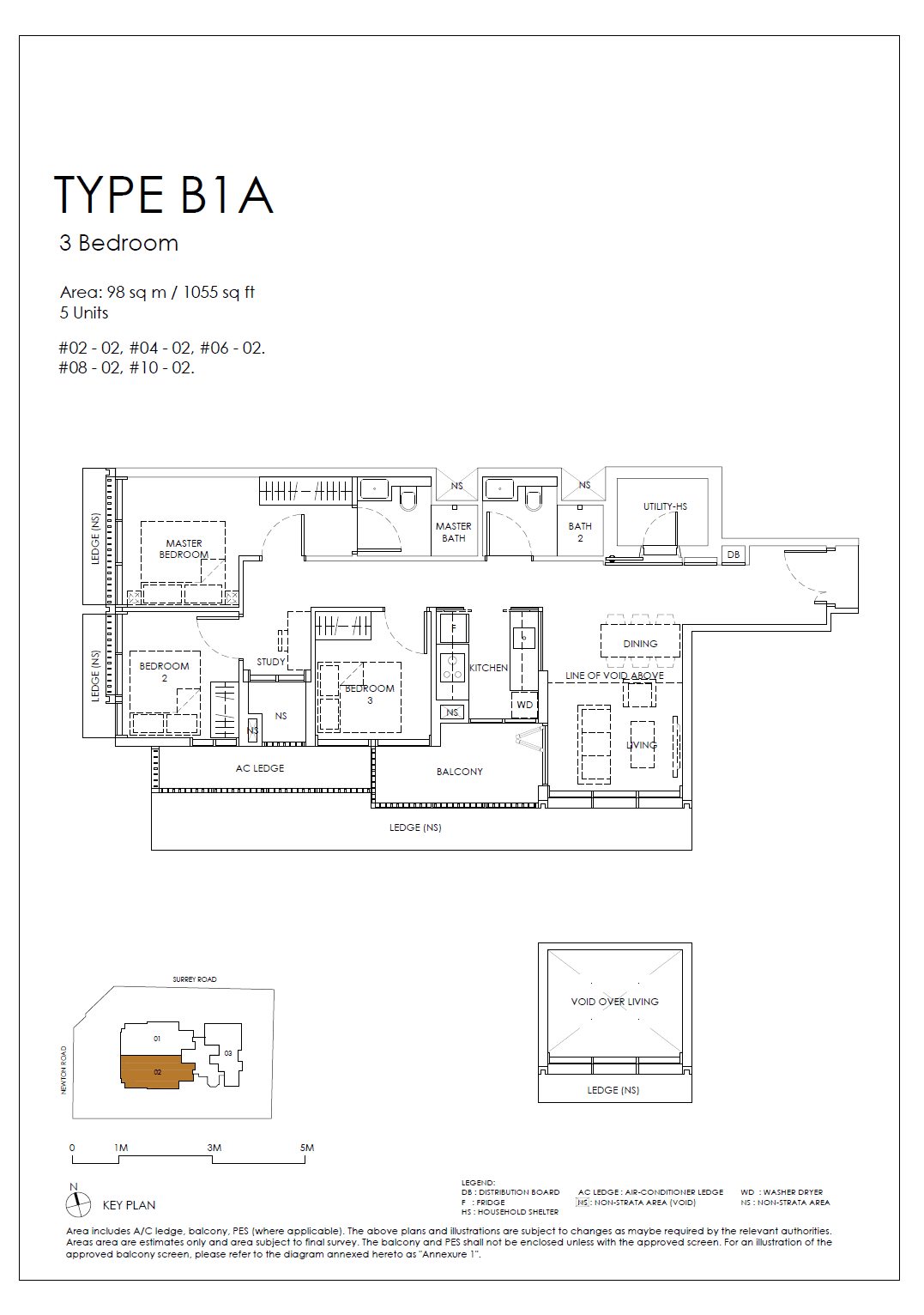 Sanctuary@Newton 3 Bedroom B1A