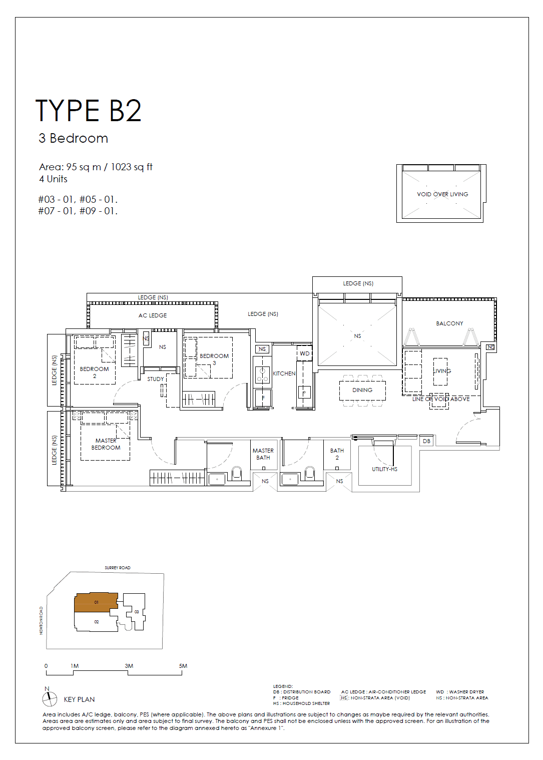 Sanctuary@Newton 3 Bedroom B2