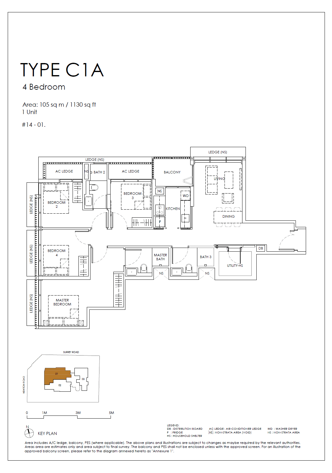 Sanctuary@Newton 4 Bedroom C1A