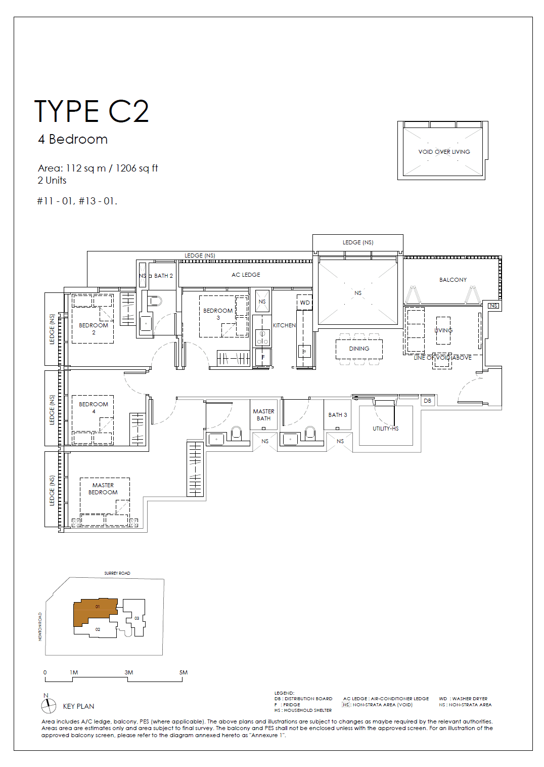 Sanctuary@Newton 4 Bedroom C2