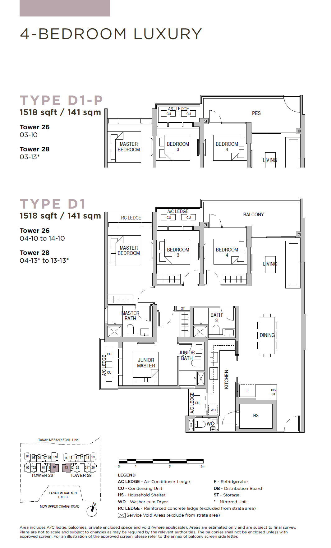 Sceneca Residence 4BR Luxury D1-P