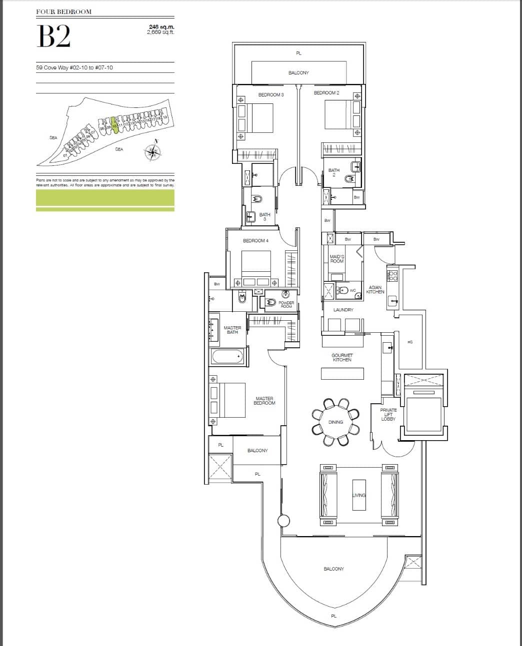 Seascape 涛源湾 4 Bedroom B2