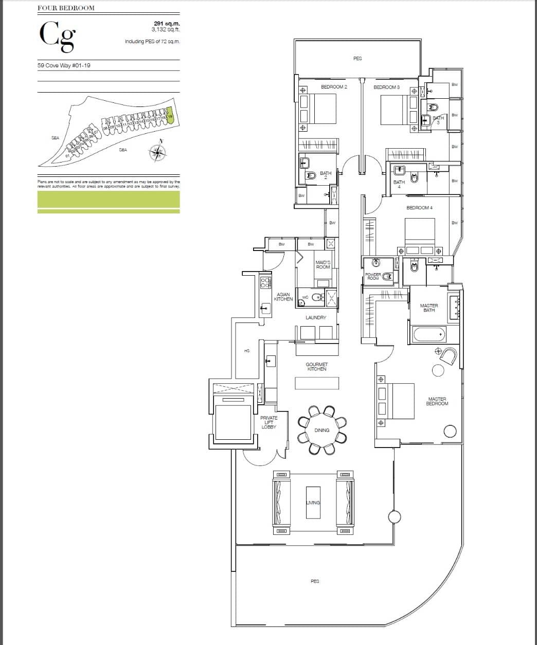 Seascape 涛源湾 4 Bedroom Cg
