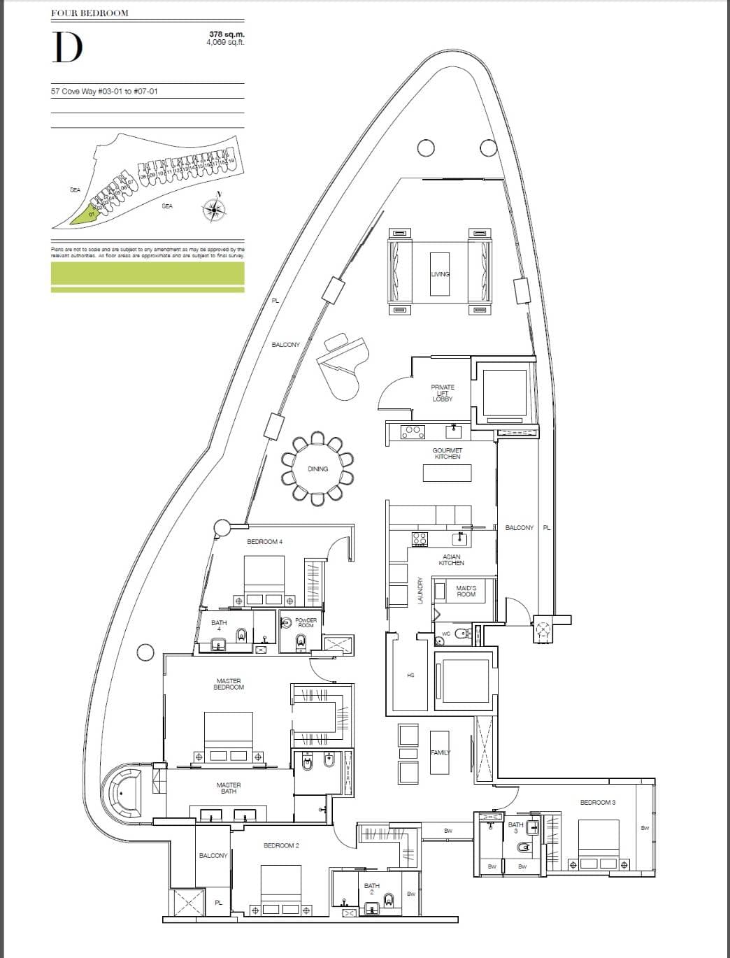 Seascape 涛源湾 4 Bedroom D