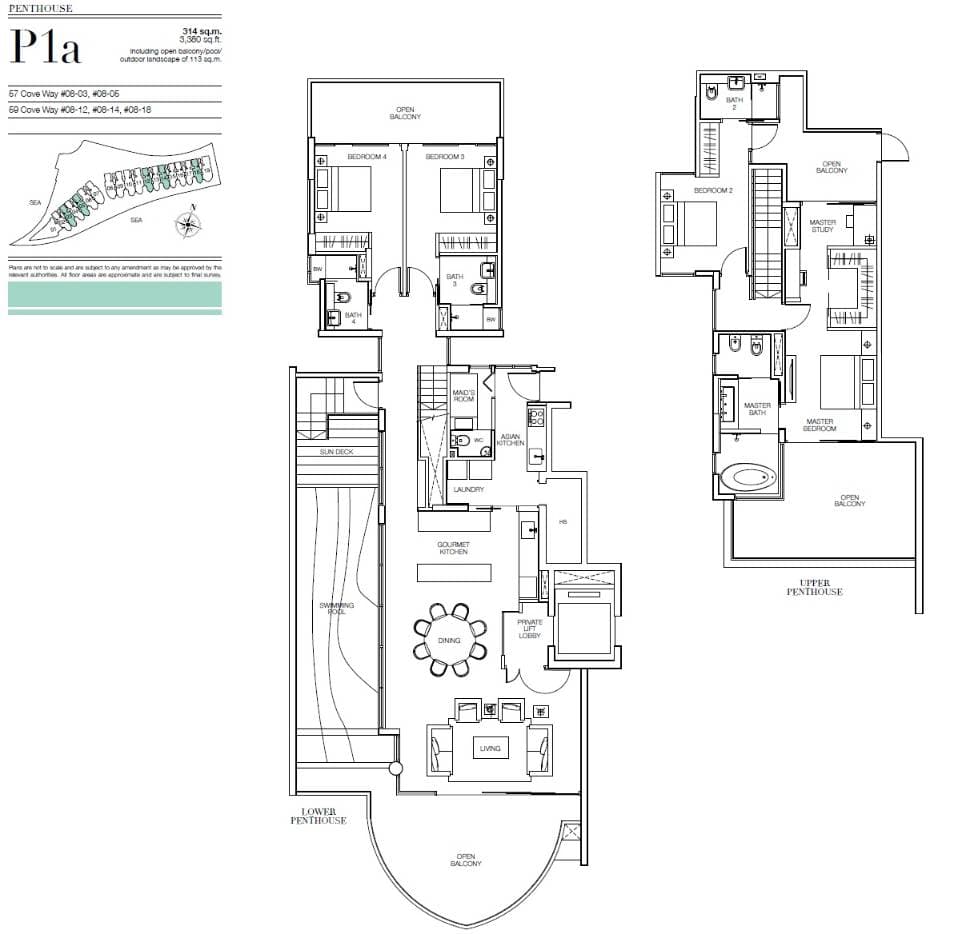 Seascape Penthouse P1a