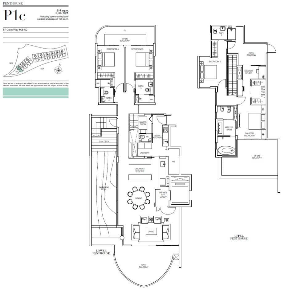 Seascape Penthouse P1c