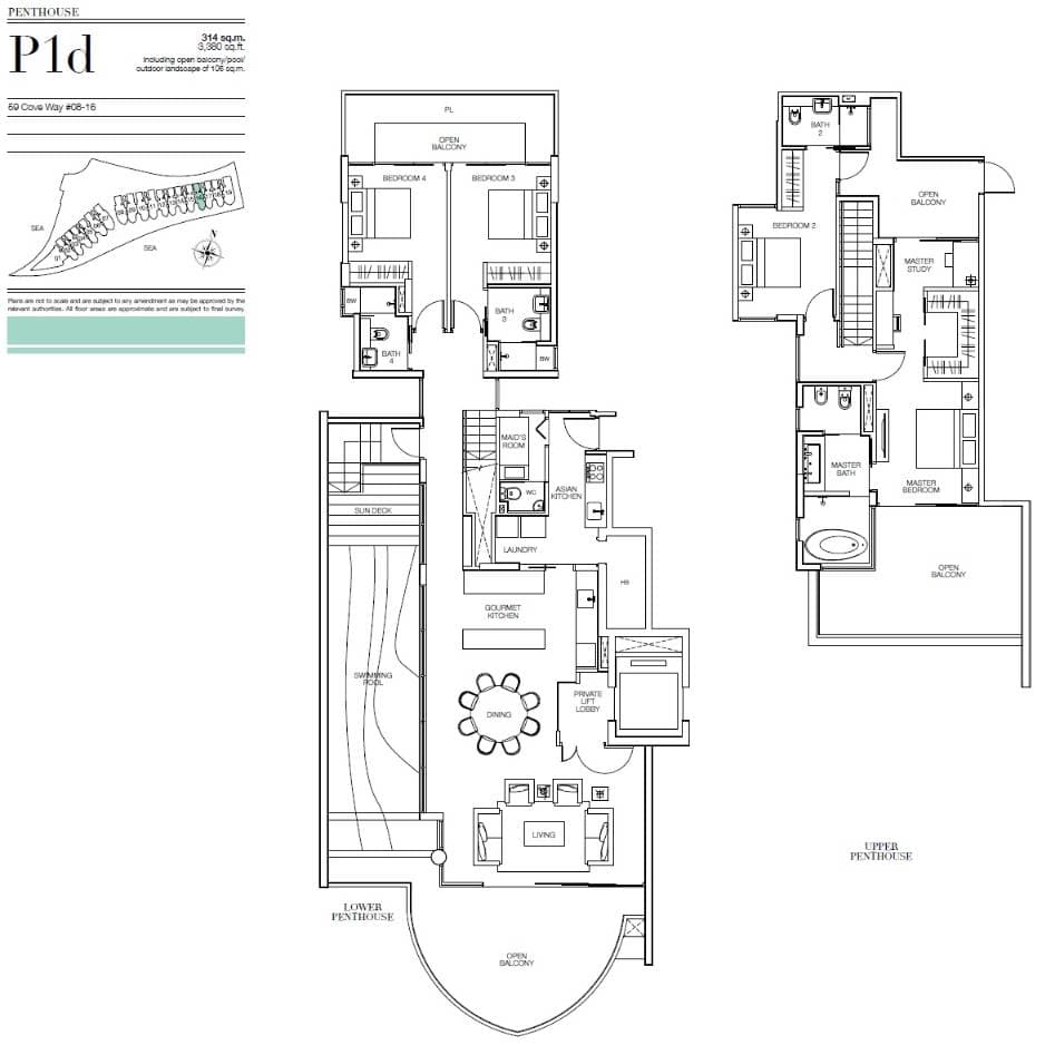 Seascape Penthouse P1d
