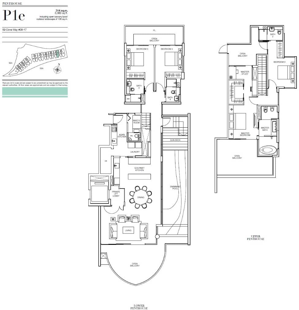 Seascape Penthouse P1e