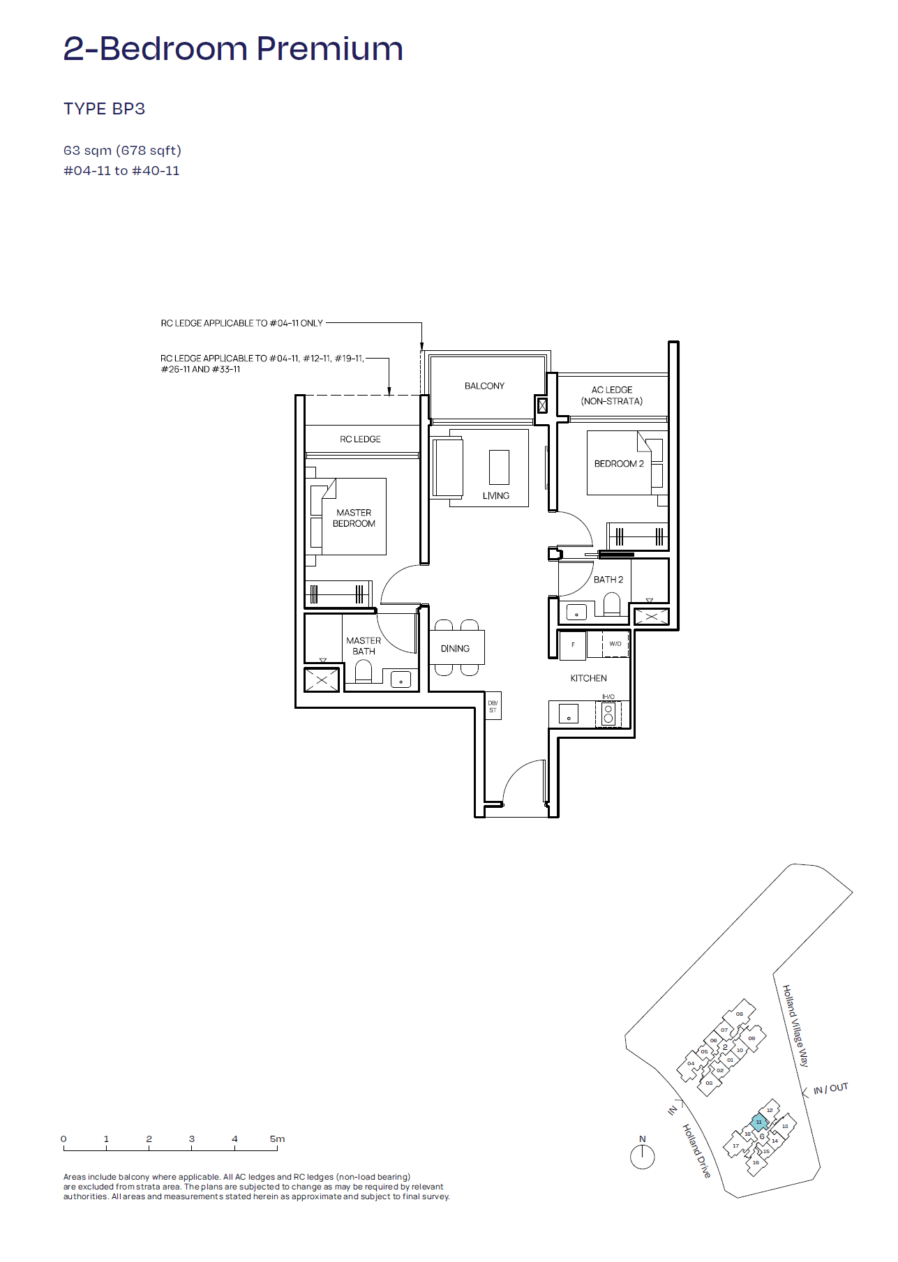 Skye At Holland 2 Bedroom Premium BP3