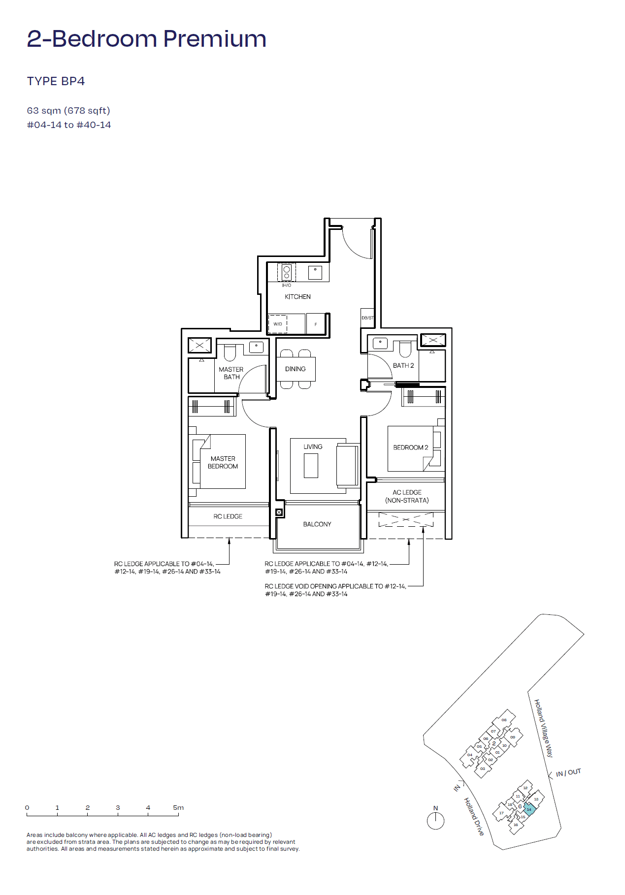 Skye At Holland 2 Bedroom Premium BP4