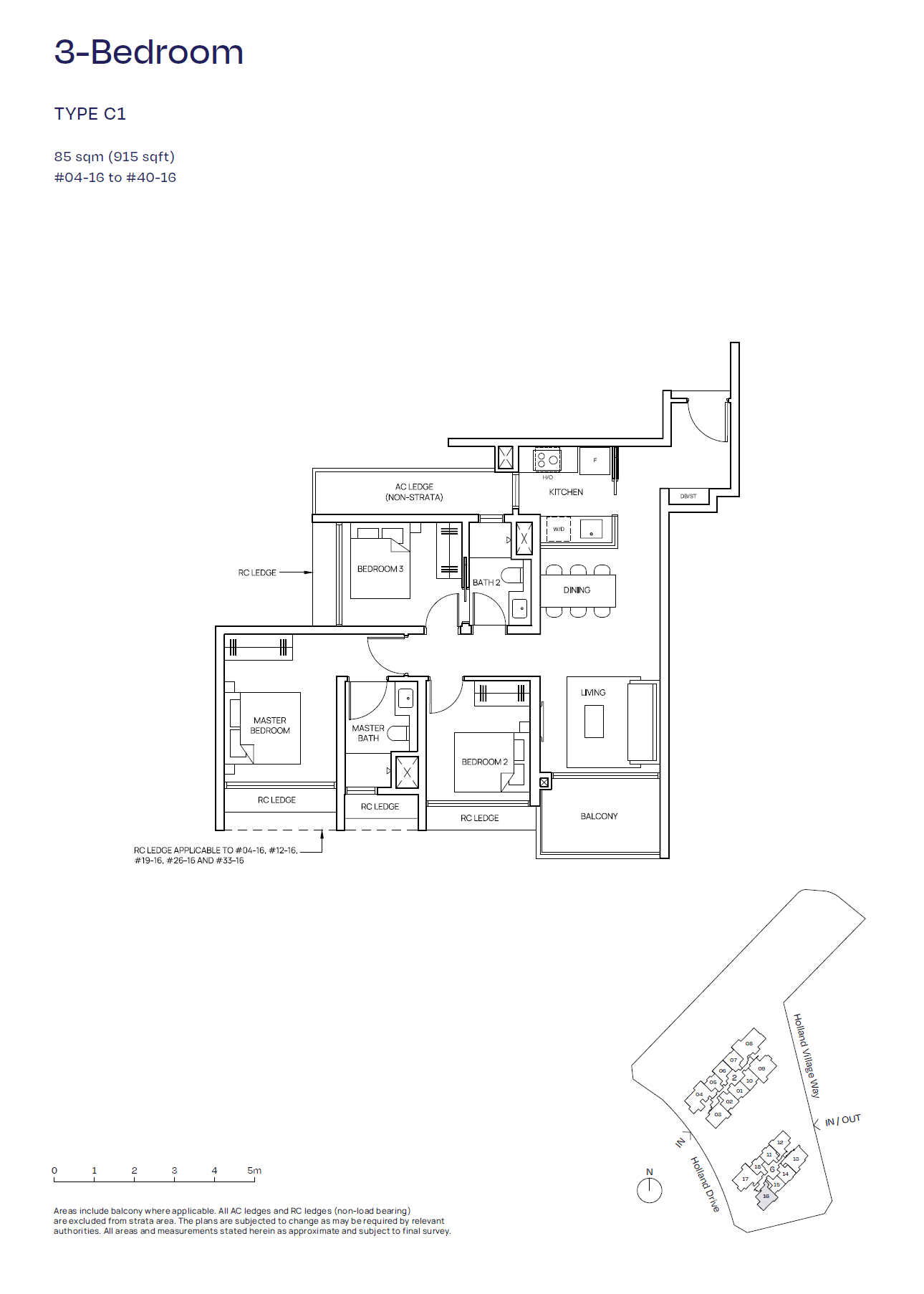 Skye At Holland 3 Bedroom C1