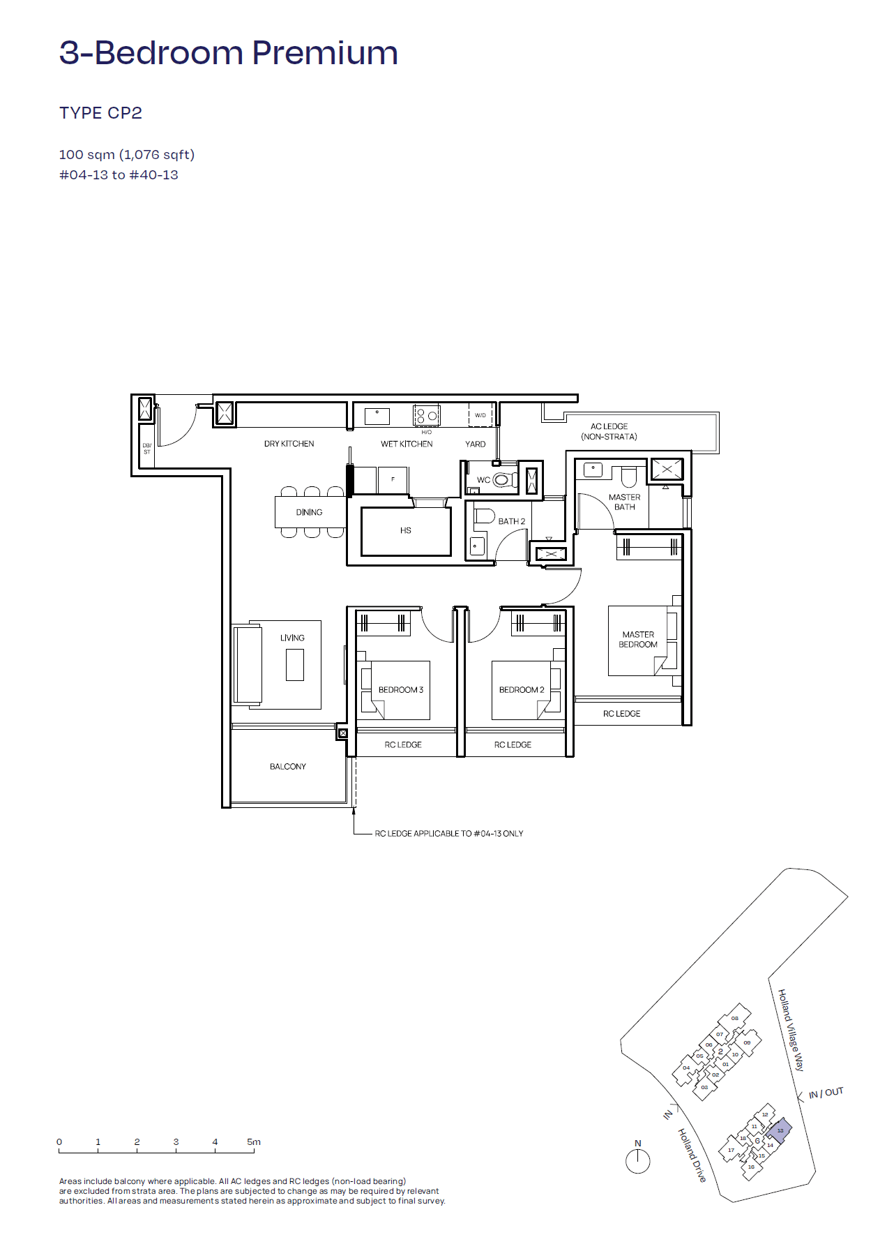 Skye At Holland 3 Bedroom Premium CP2