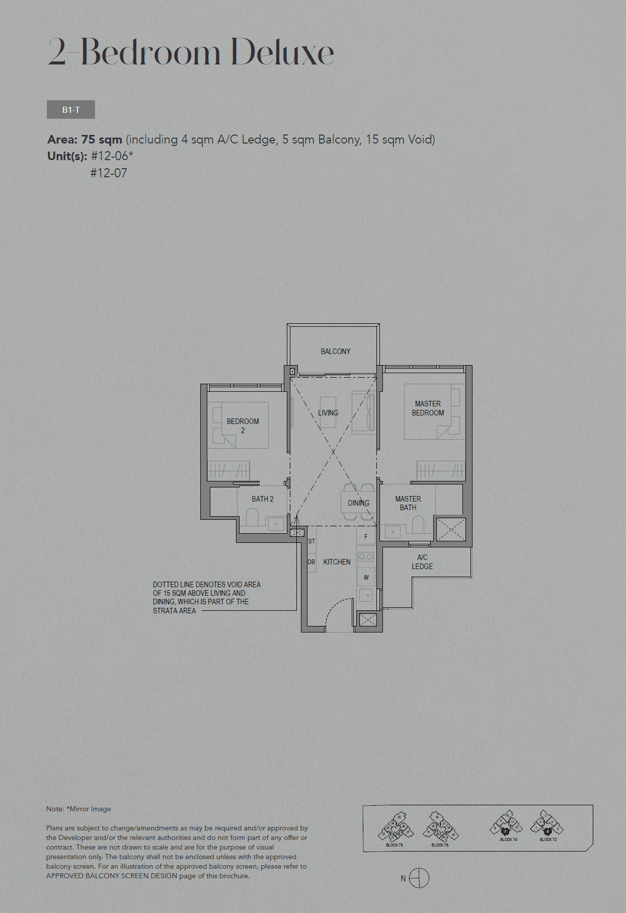 SORA 水岸华庭 2 Bedroom Deluxe B1-T
