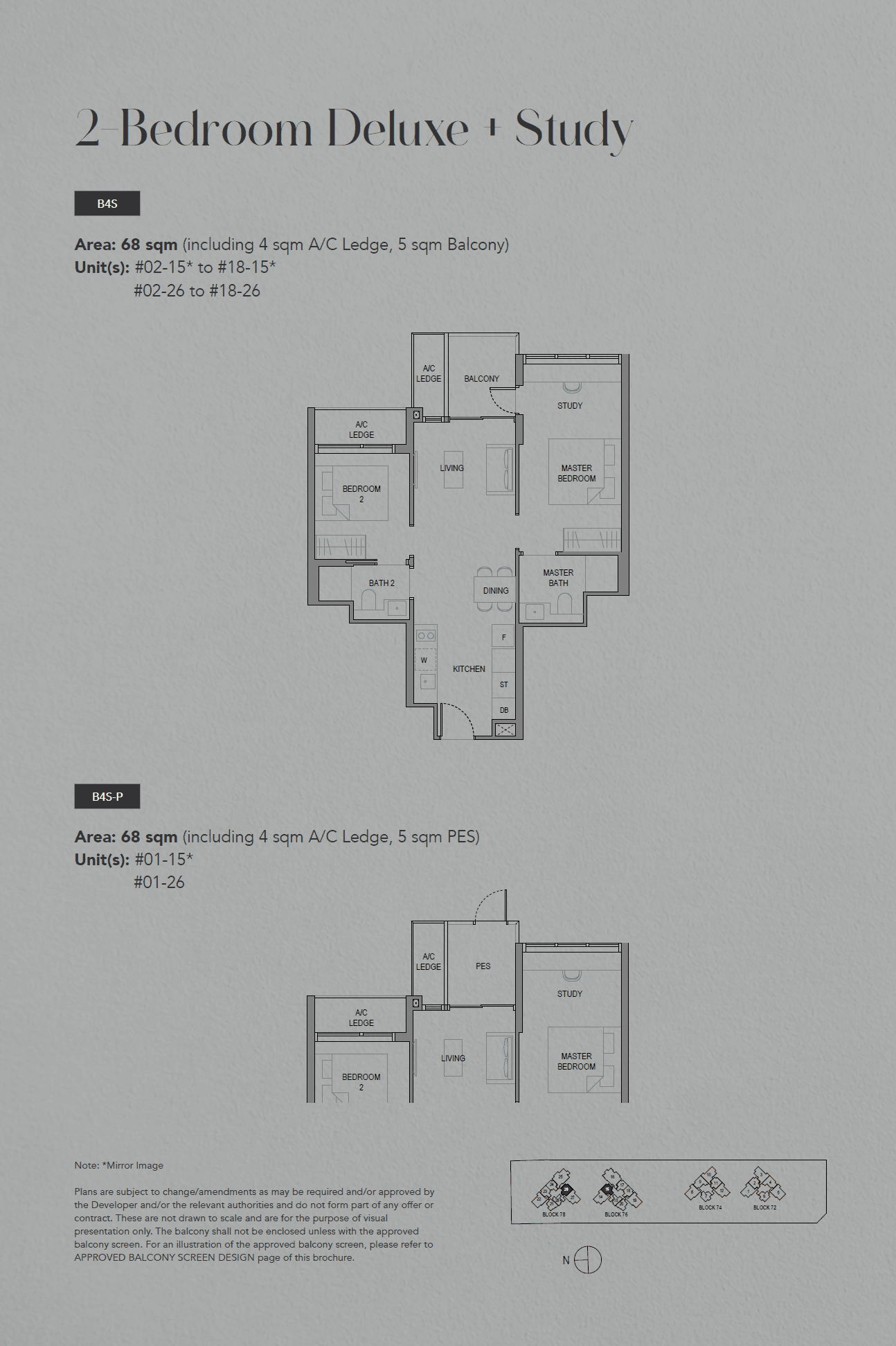 SORA 水岸华庭 2 Bedroom Deluxe + Study B4S-P