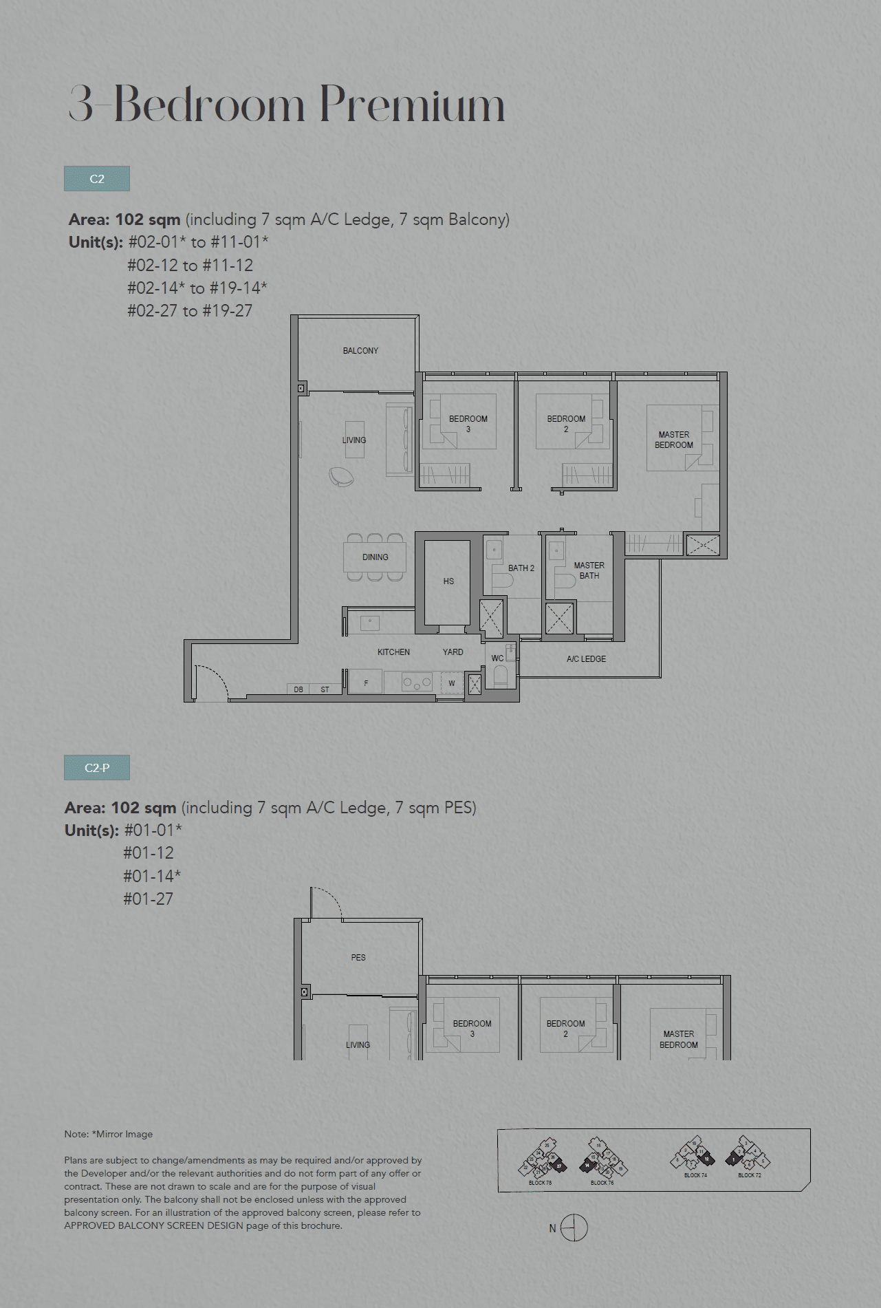 SORA 水岸华庭 3 Bedroom Premium C2-P