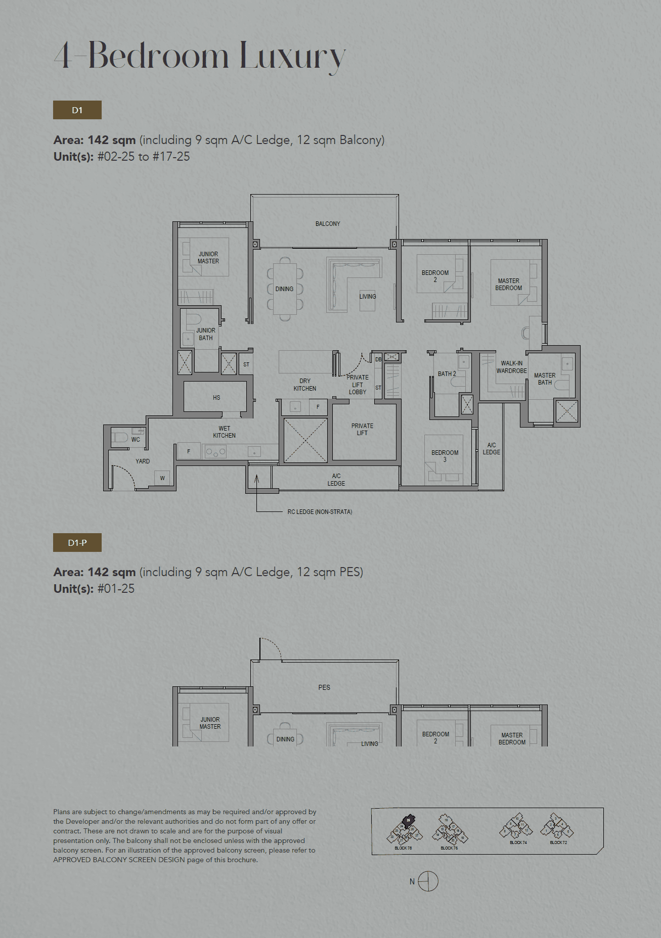 SORA 水岸华庭 4 Bedroom Luxury D1-P