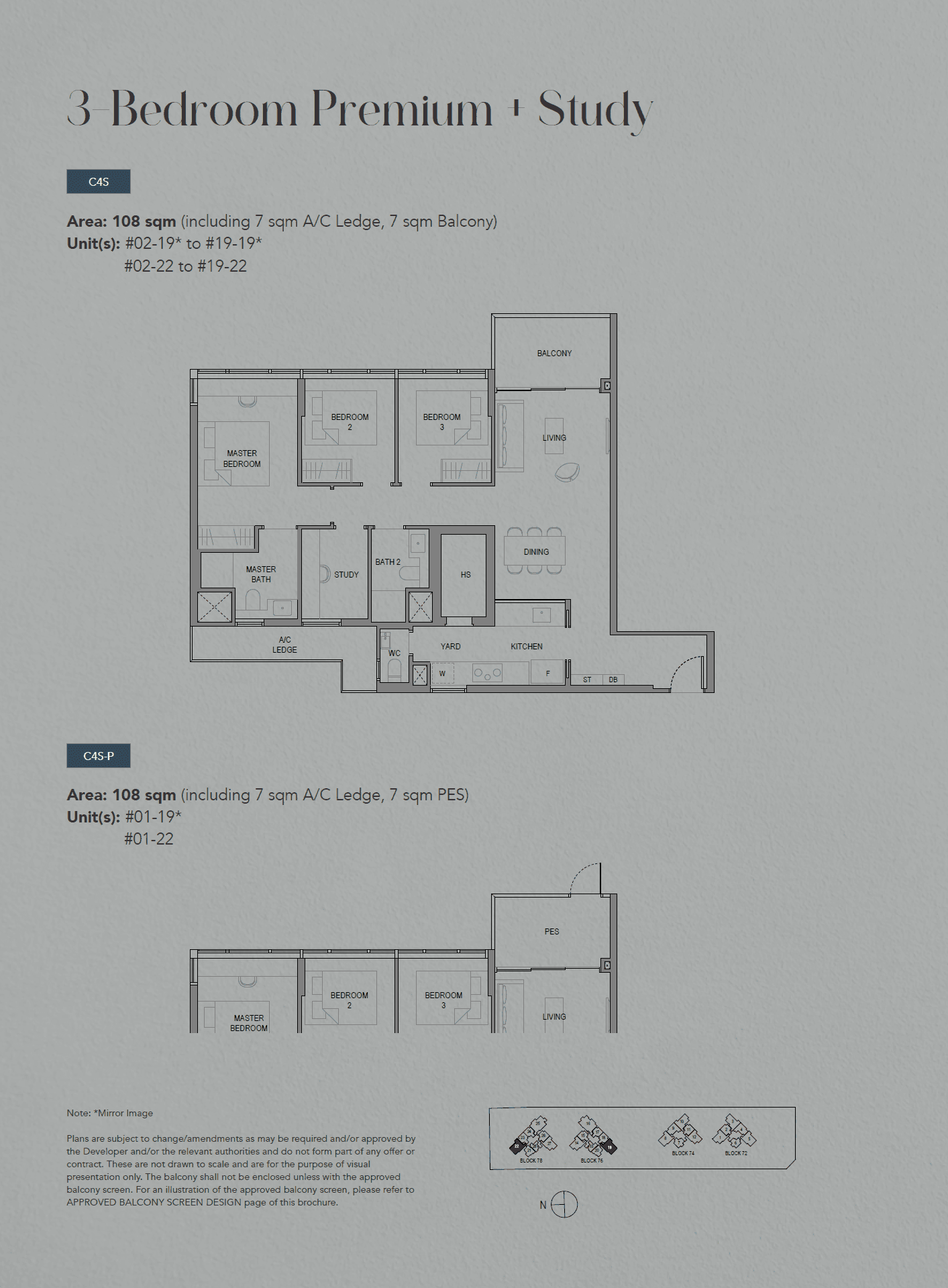 SORA 3 Bedroom Premium + Study C4S-P
