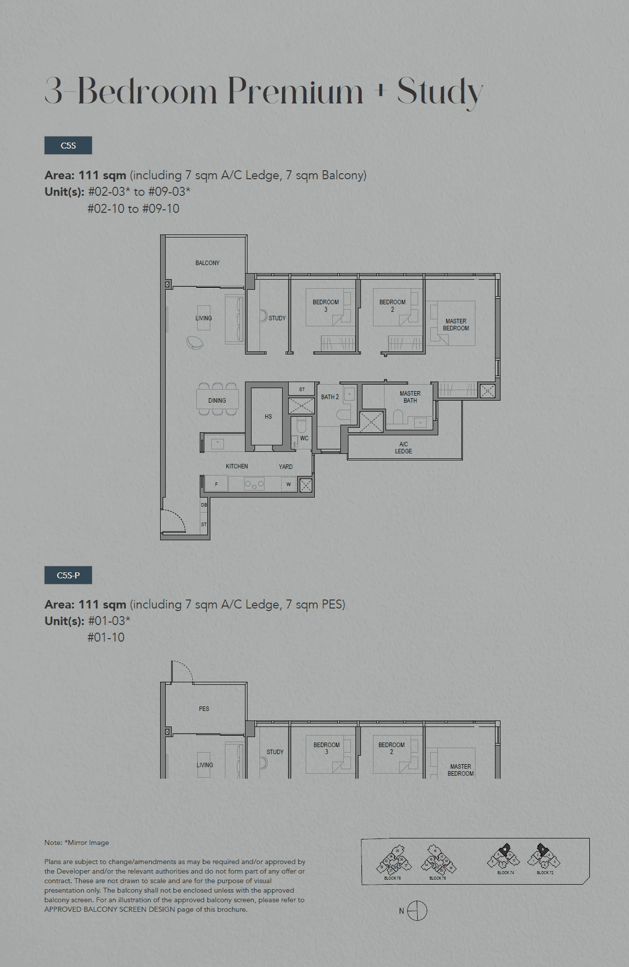 SORA 3 Bedroom Premium + Study C5S