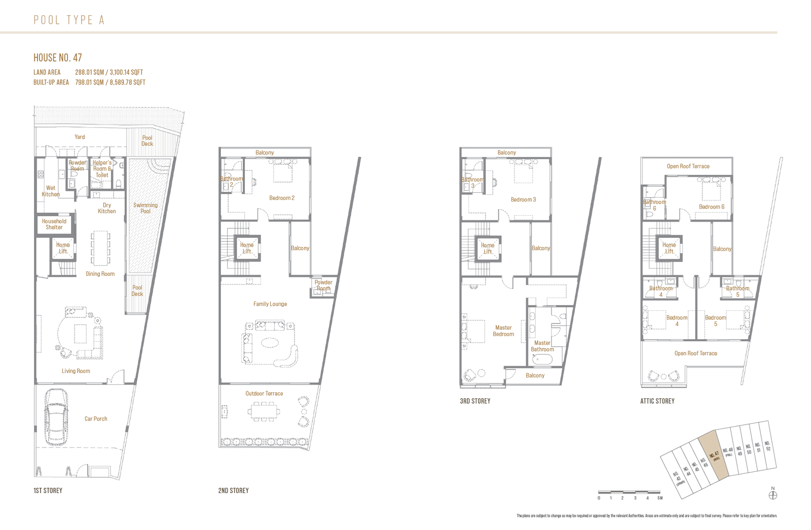 Springleaf Collection 6 Bedroom (Pool Unit) A(Pool)