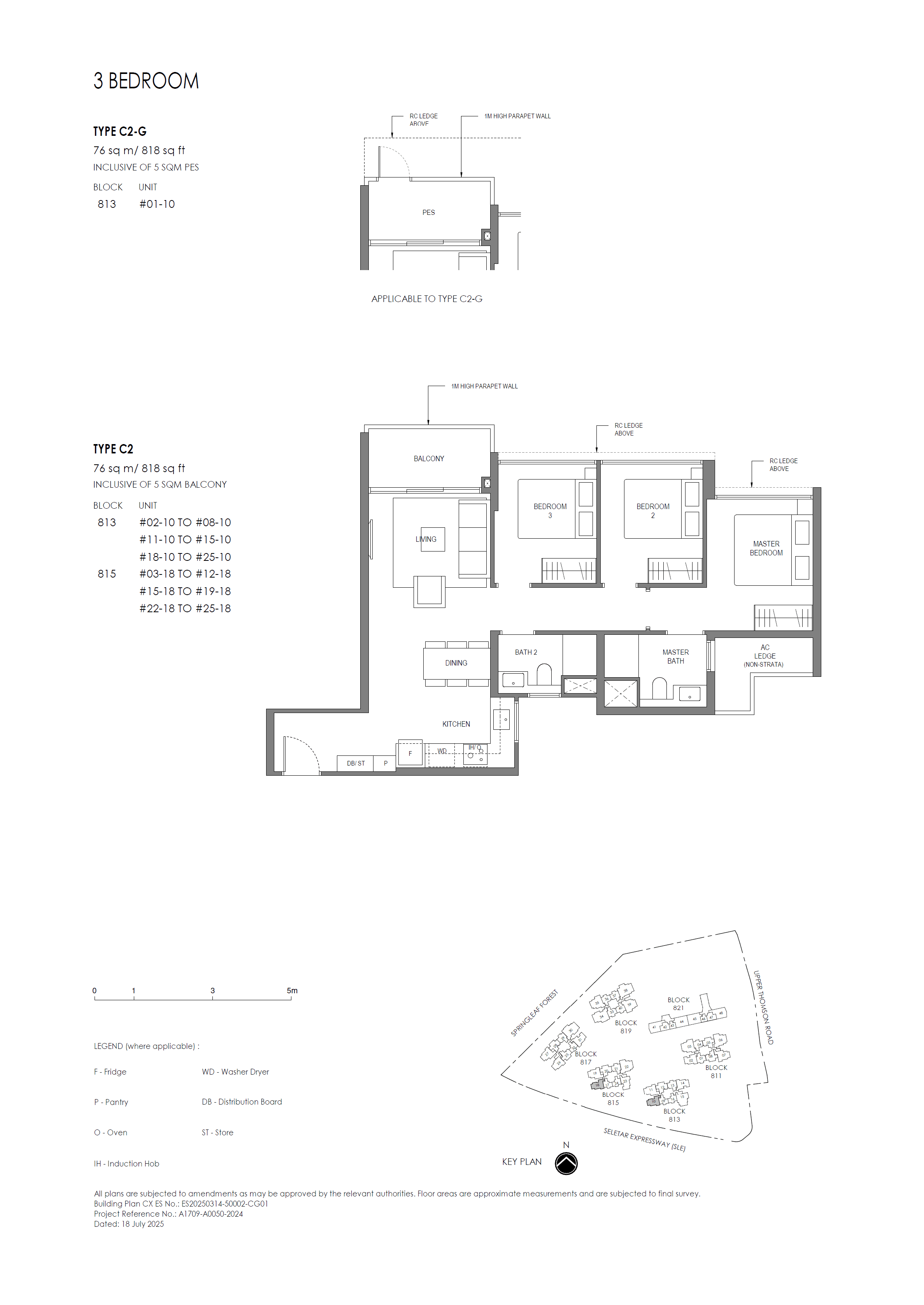 Springleaf Residence 3 Bedroom (Basic) C2-G