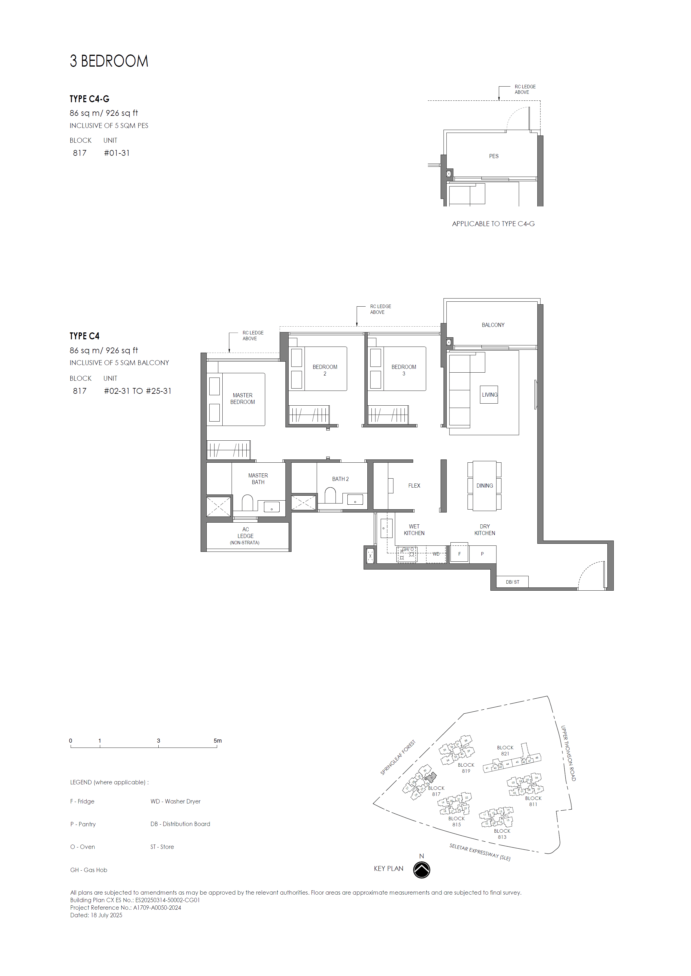 Springleaf Residence 3 Bedroom (Standard) C4-G