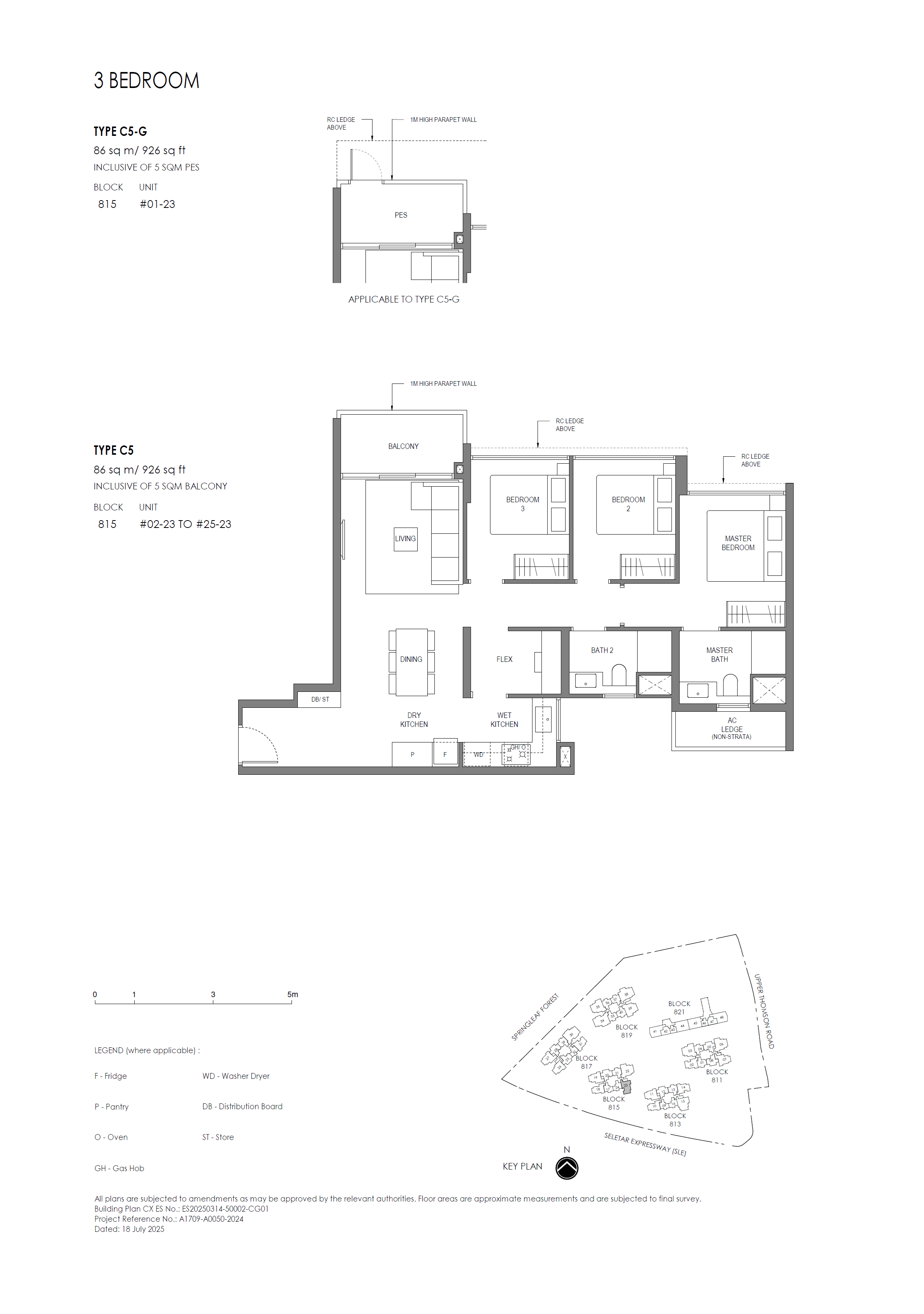 Springleaf Residence 3 Bedroom (Standard) C5-G