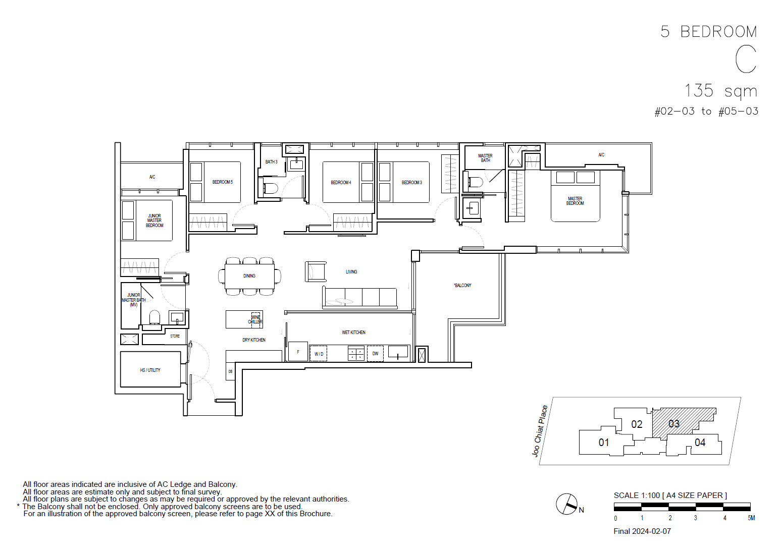 Straits at Joo Chiat 5 Bedroom C