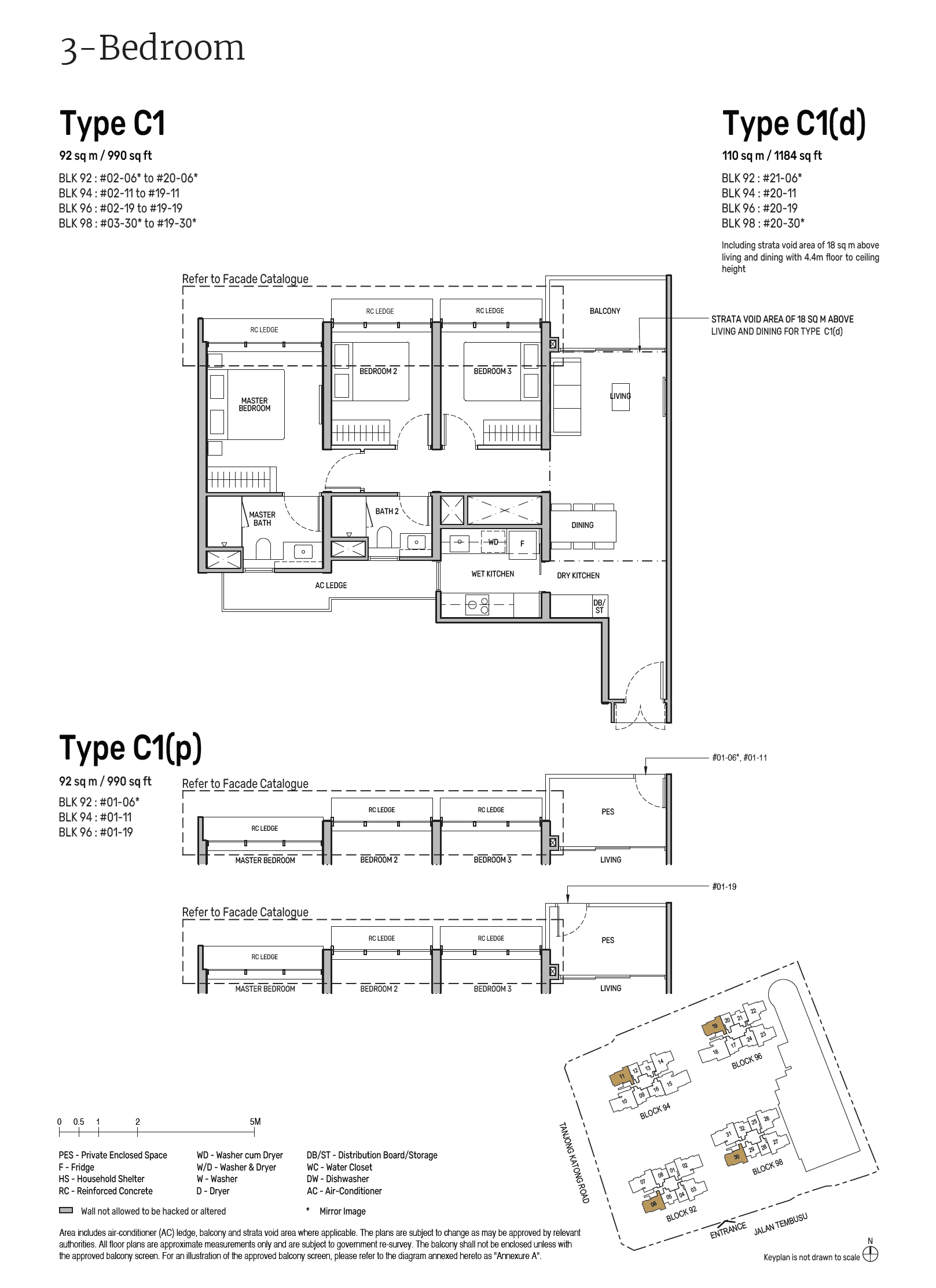 Tembusu Grand 3 Bedroom C1(p)