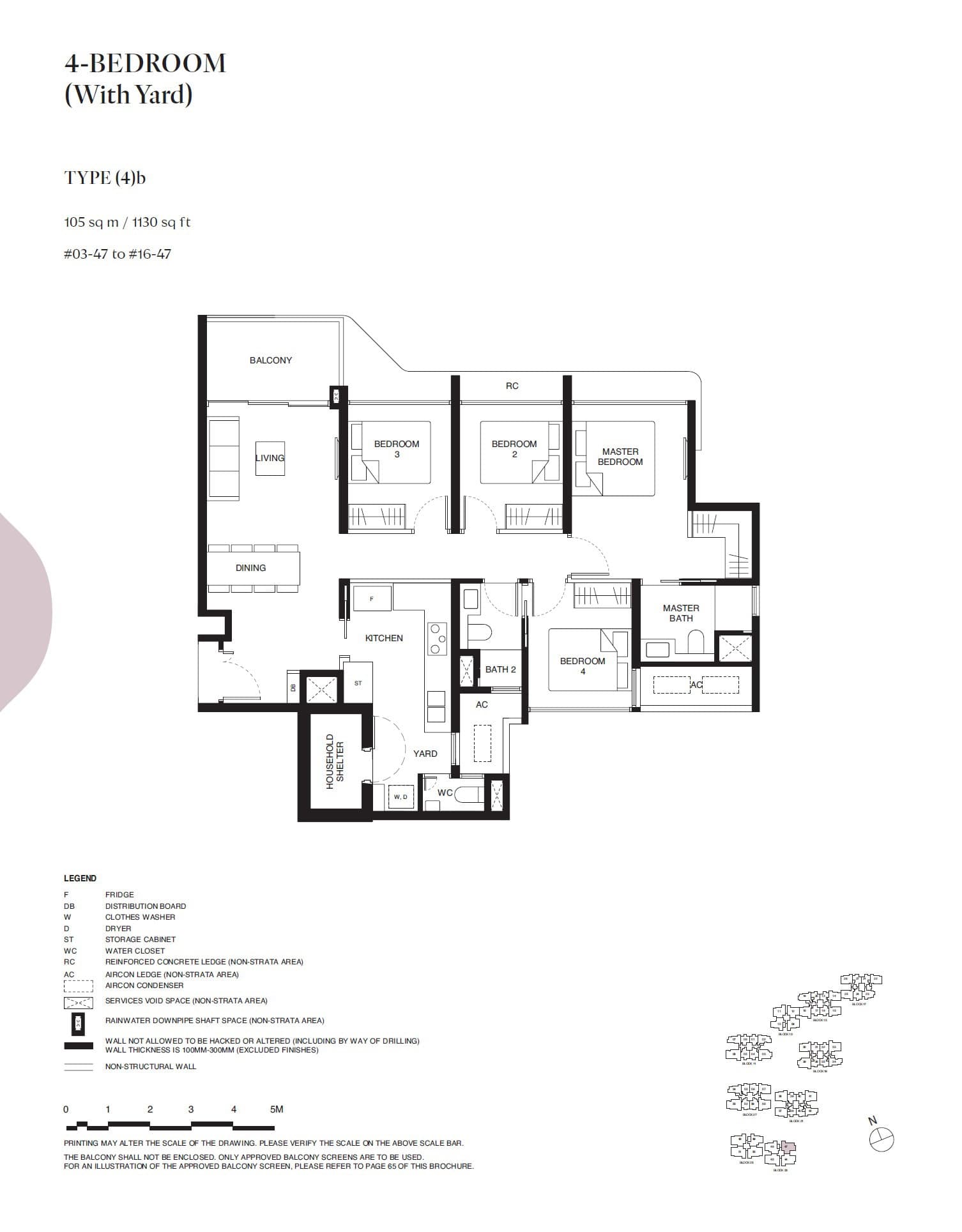 Tengah Garden Residences 4 BEDROOM (With Yard) (4)b
