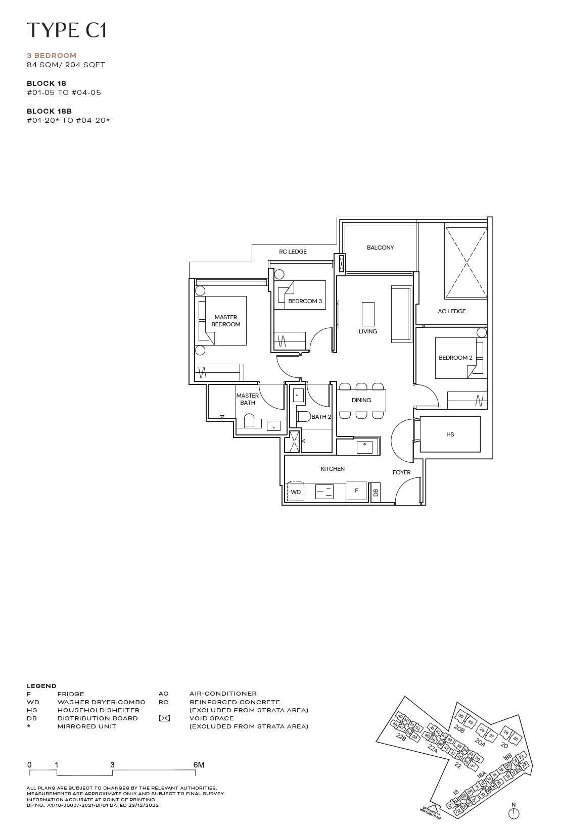 Terra Hill 顶丽峰 3 Bedroom C1