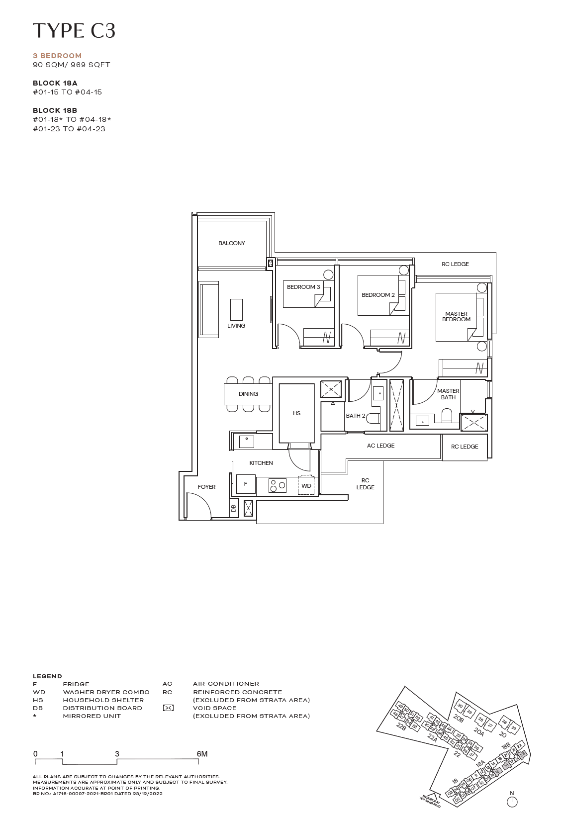 Terra Hill 顶丽峰 3 Bedroom C3