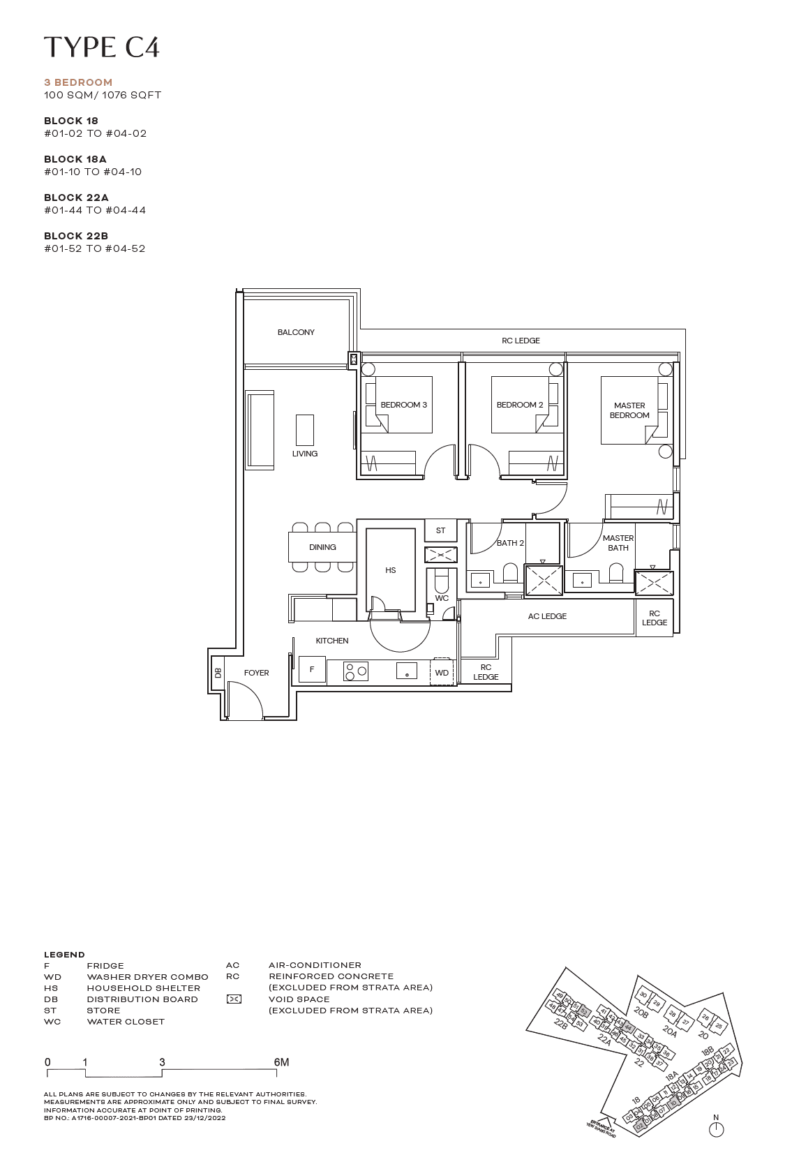 Terra Hill 顶丽峰 3 Bedroom C4