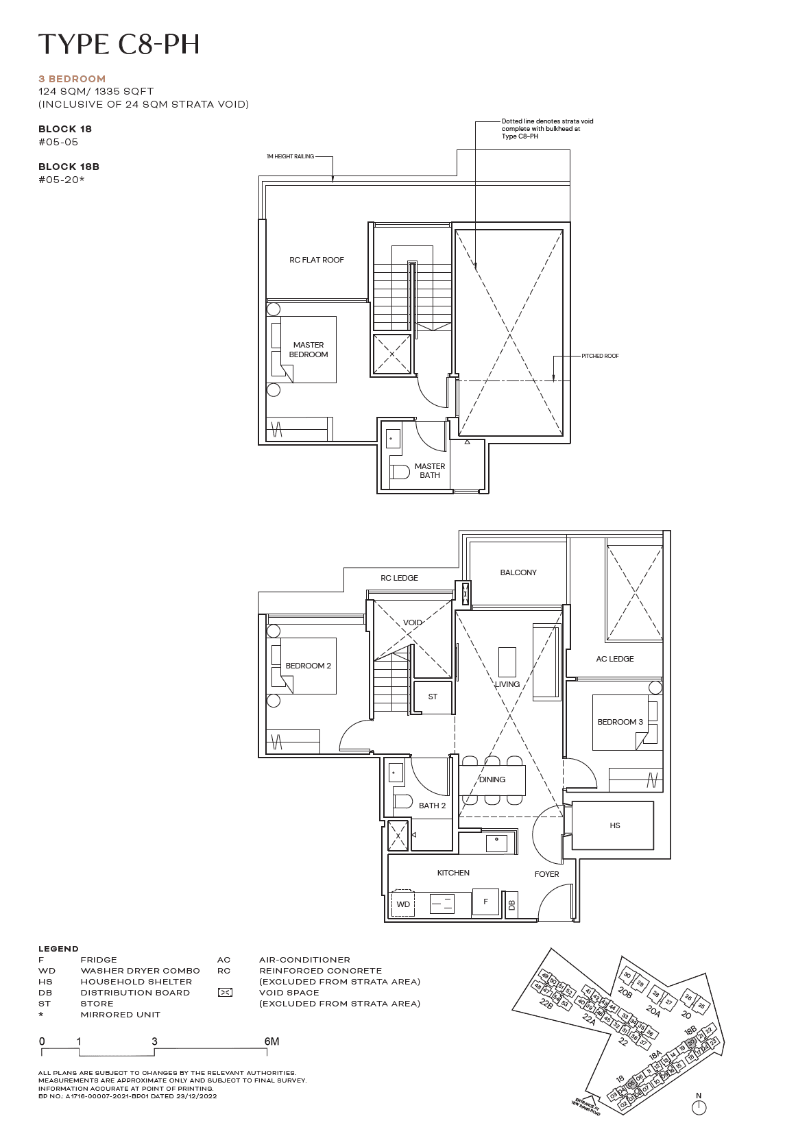 Terra Hill 顶丽峰 3 Bedroom C8-PH