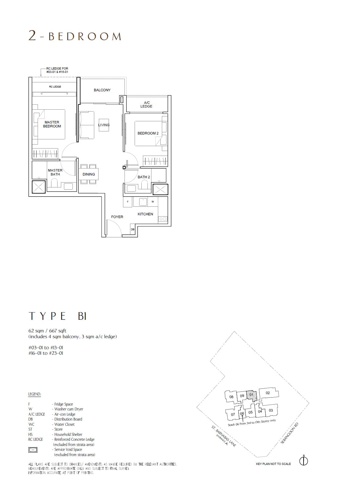 The Arcady at Boon Keng 2 Bedroom B1