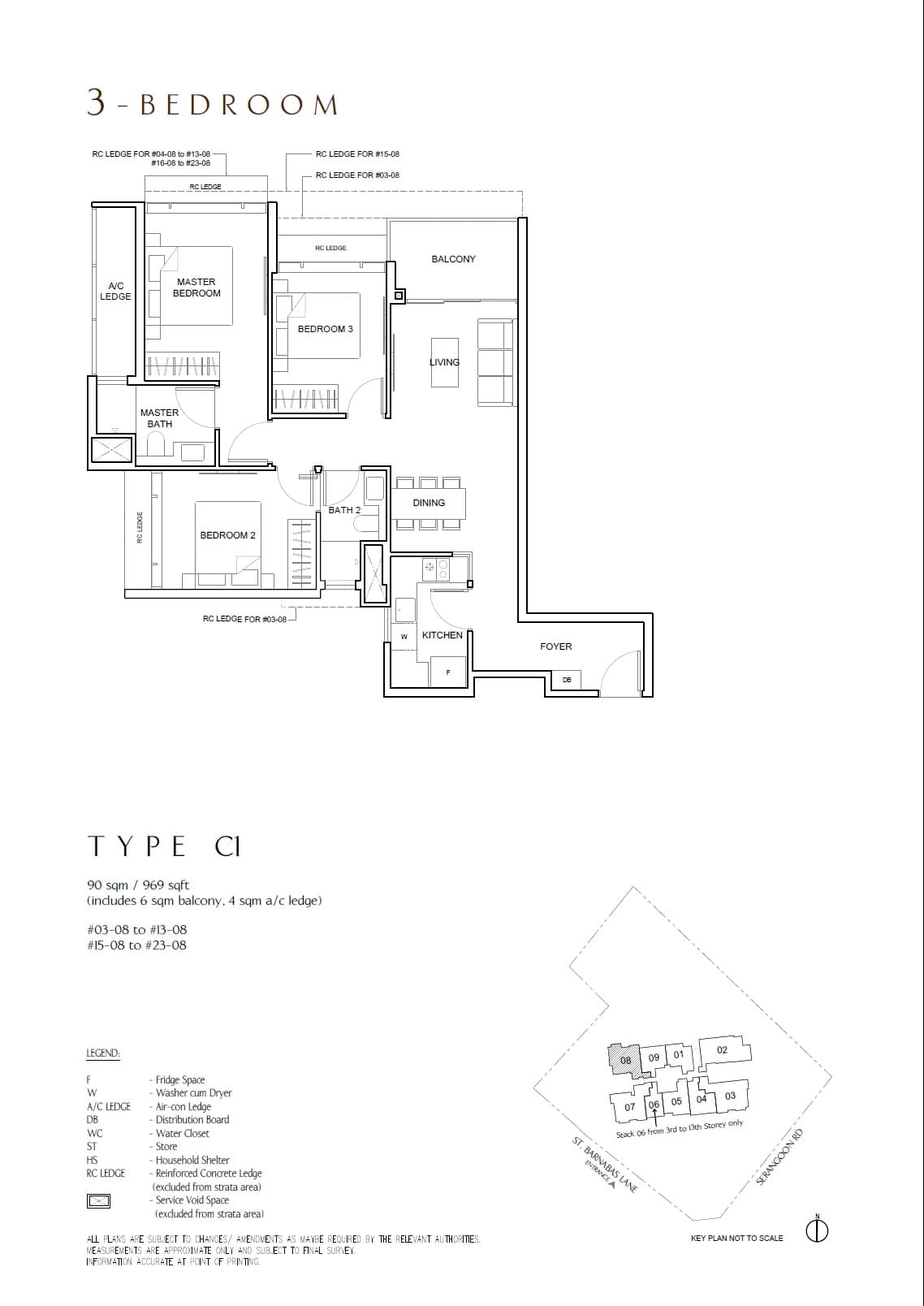 The Arcady at Boon Keng 3 Bedroom C1