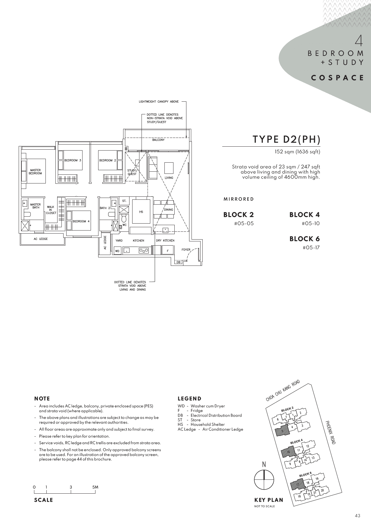 The Arden 4 BEDROOM + STUDY COSPACE D2(PH)