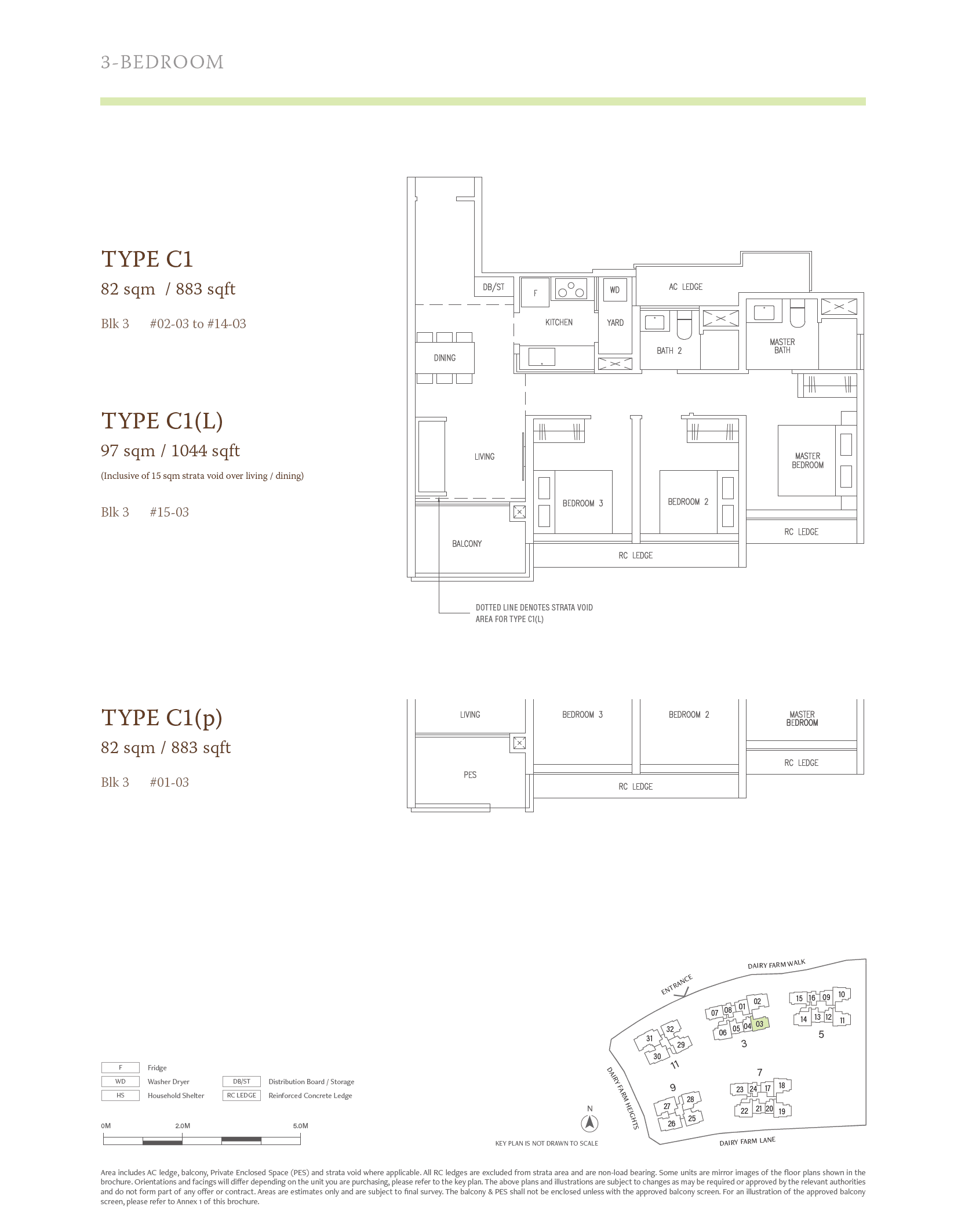 The Botany at Dairy Farm 3 Bedroom C1(L)
