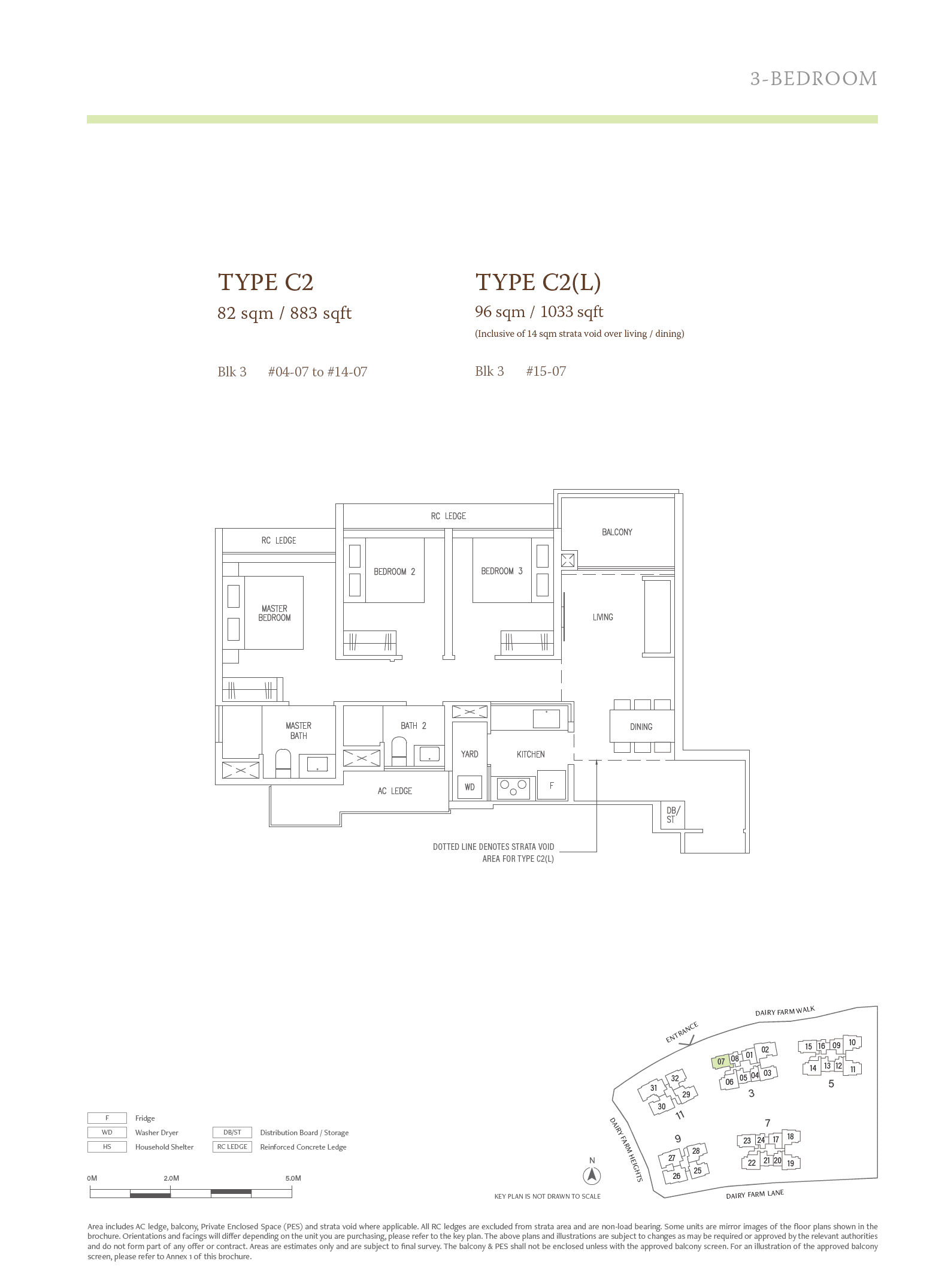 The Botany at Dairy Farm 3 Bedroom C2(L)