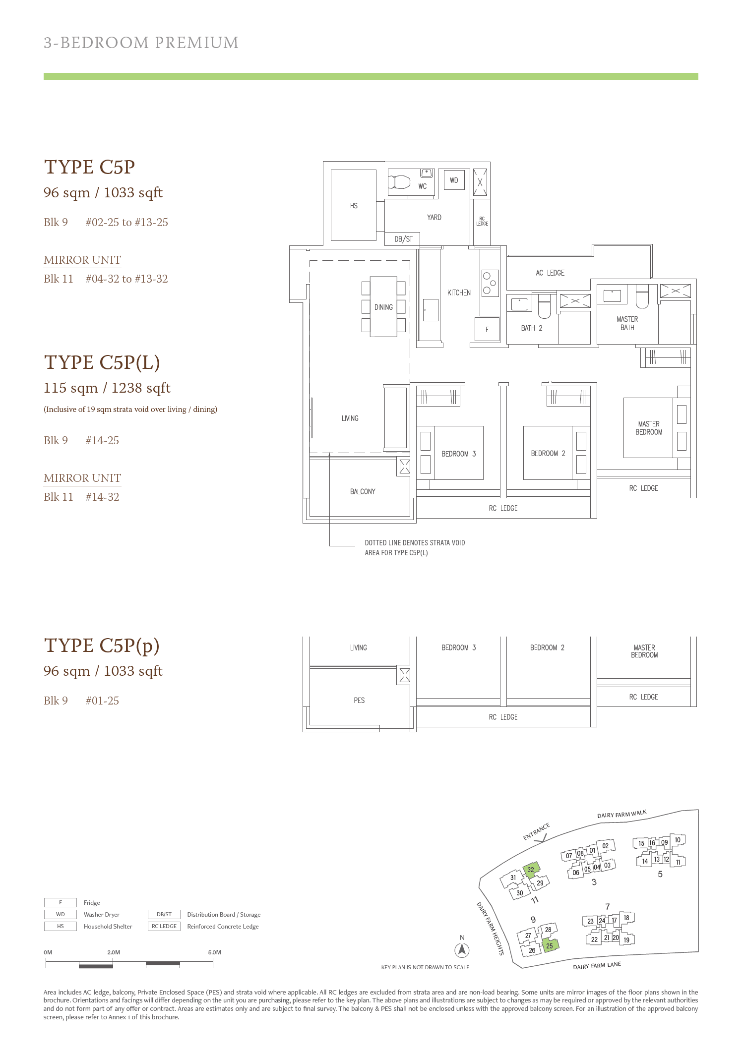 The Botany at Dairy Farm 3 Bedroom Premium C5P(L)