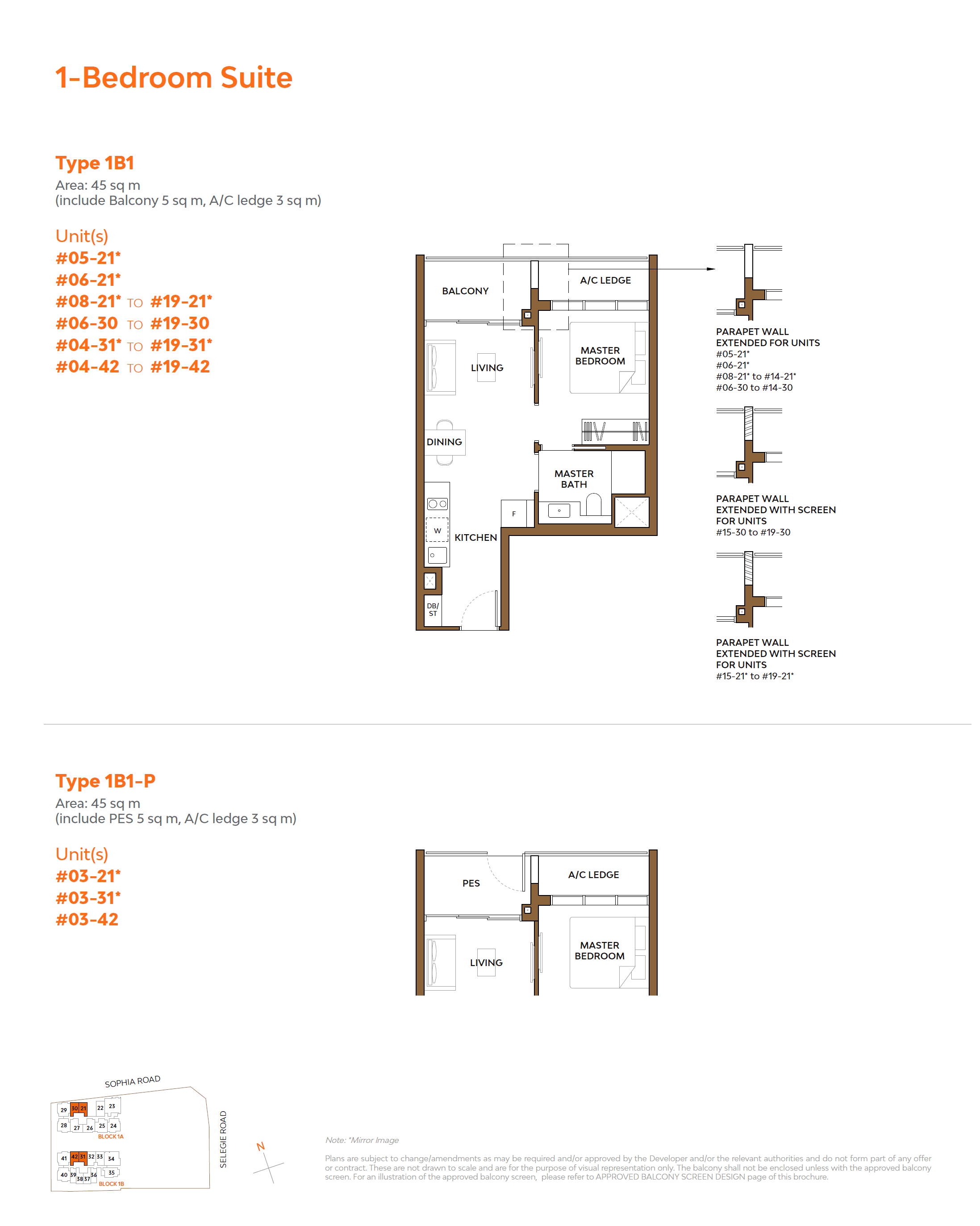 The Collective At One Sophia 1 Bed Suite 1B1-P
