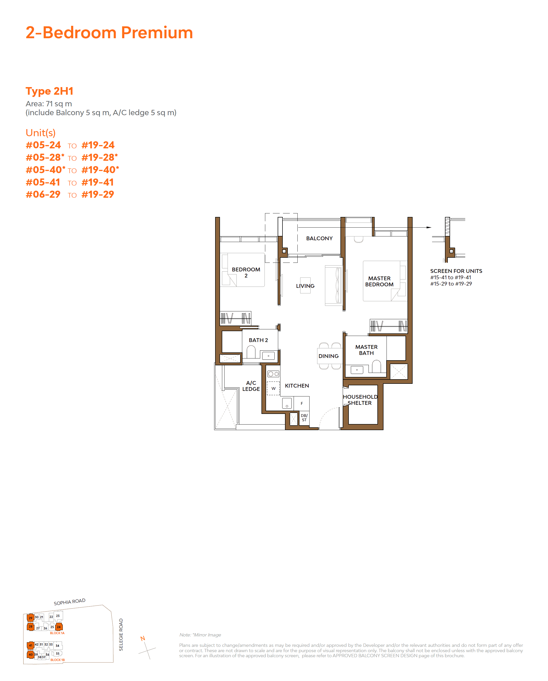 The Collective At One Sophia 2 Bed Premium 2H1