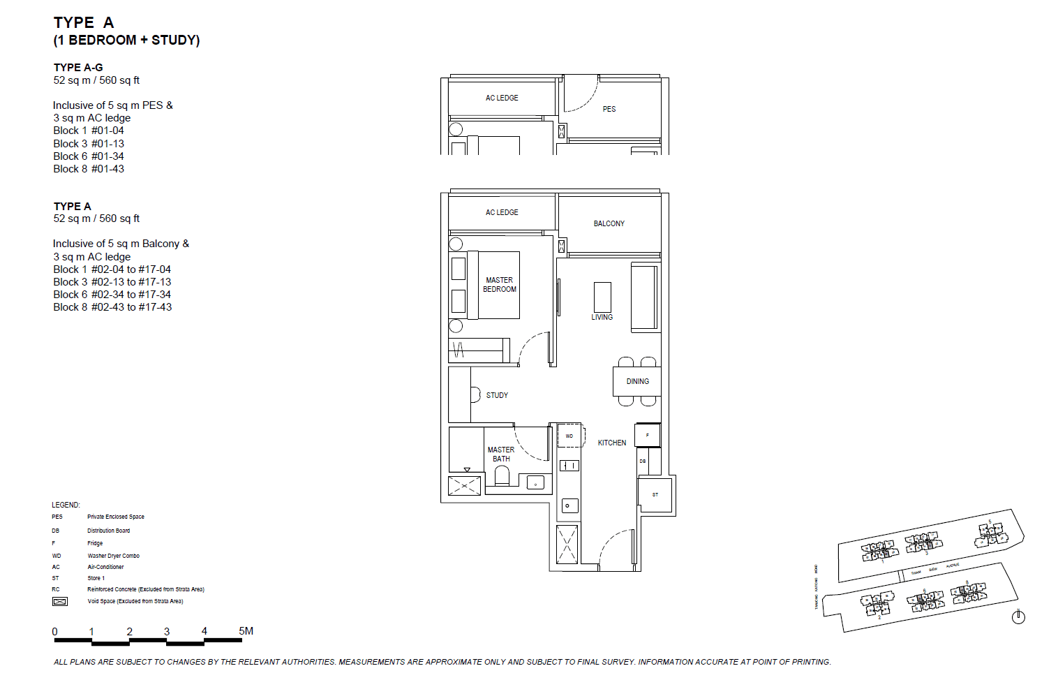 The Continuum 双悦园 1 BEDROOM+STUDY A-G