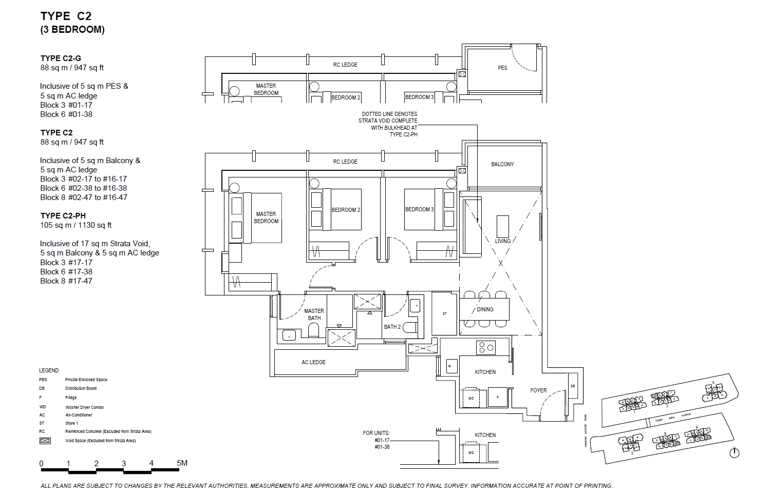The Continuum 双悦园 3 BEDROOM C2-G
